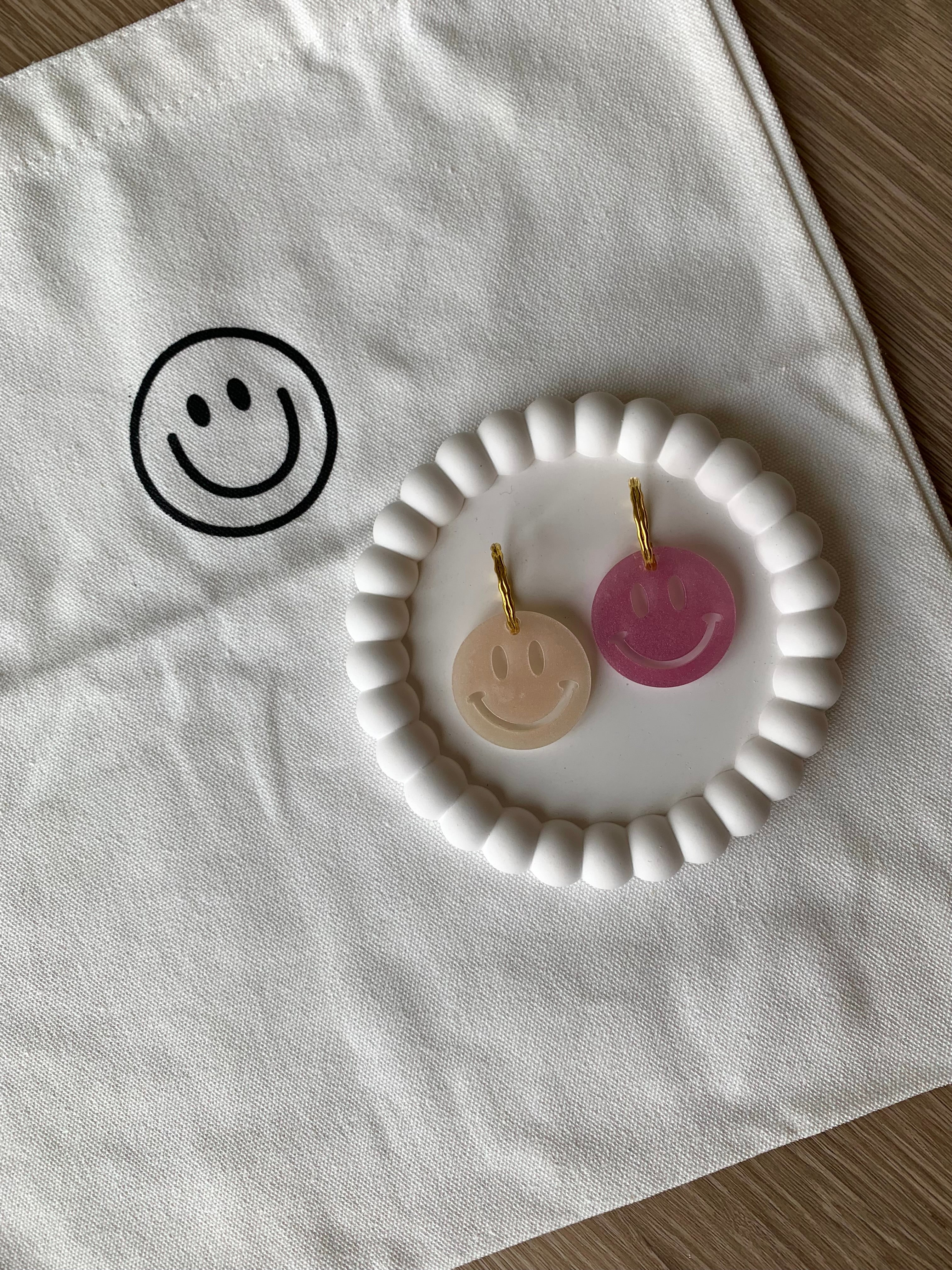 5er Set Smiley-Gesicht-Haargummis – Hochelastisch, Bunt, Für Jeden Haartyp