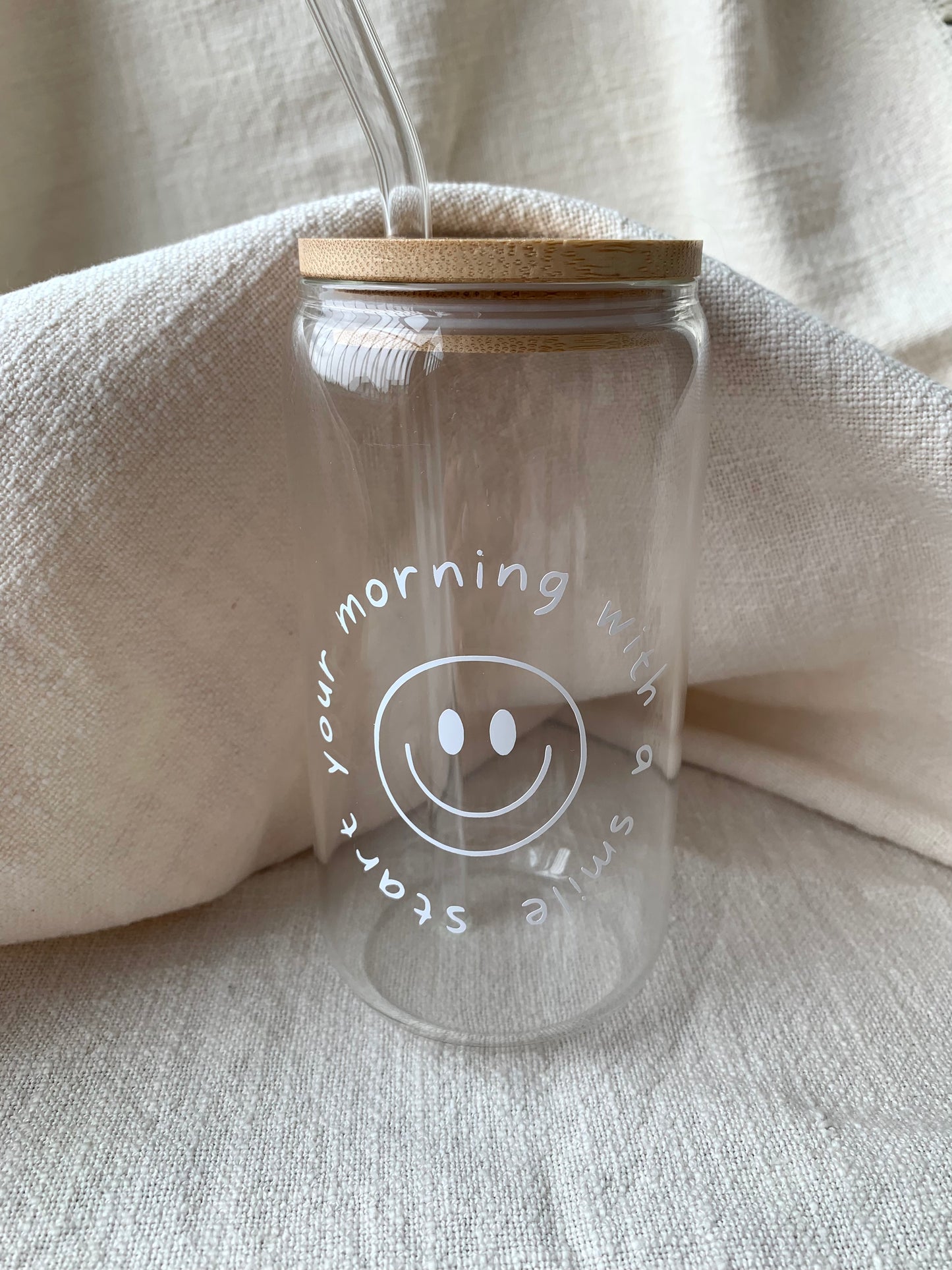 Glas "Smiley Motive"