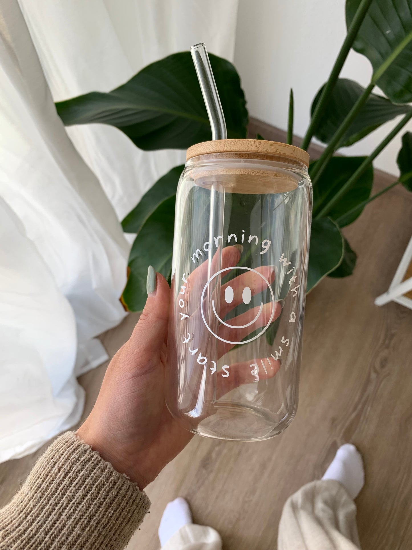 Glas "Smiley Motive"