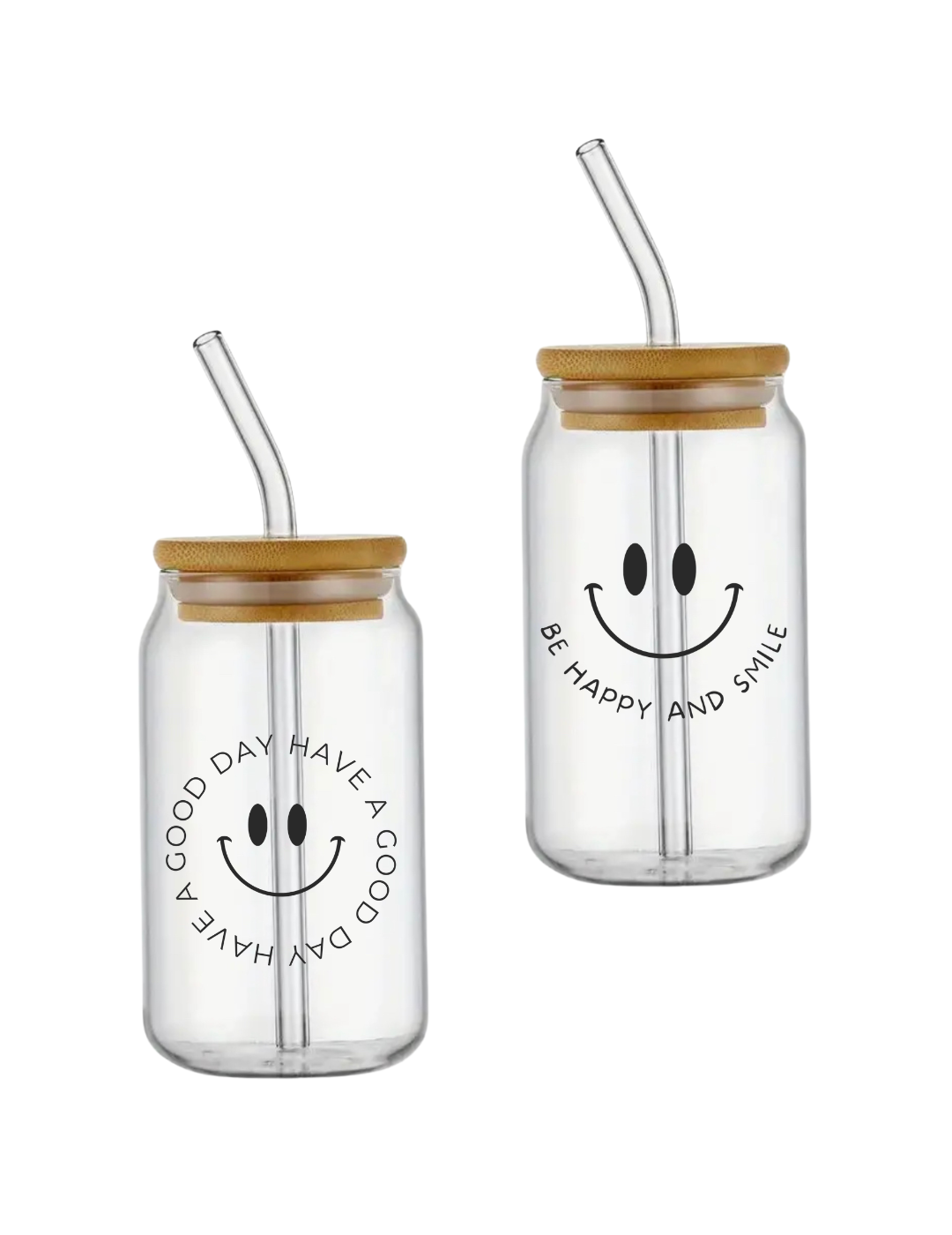Glas "Smiley Motive"