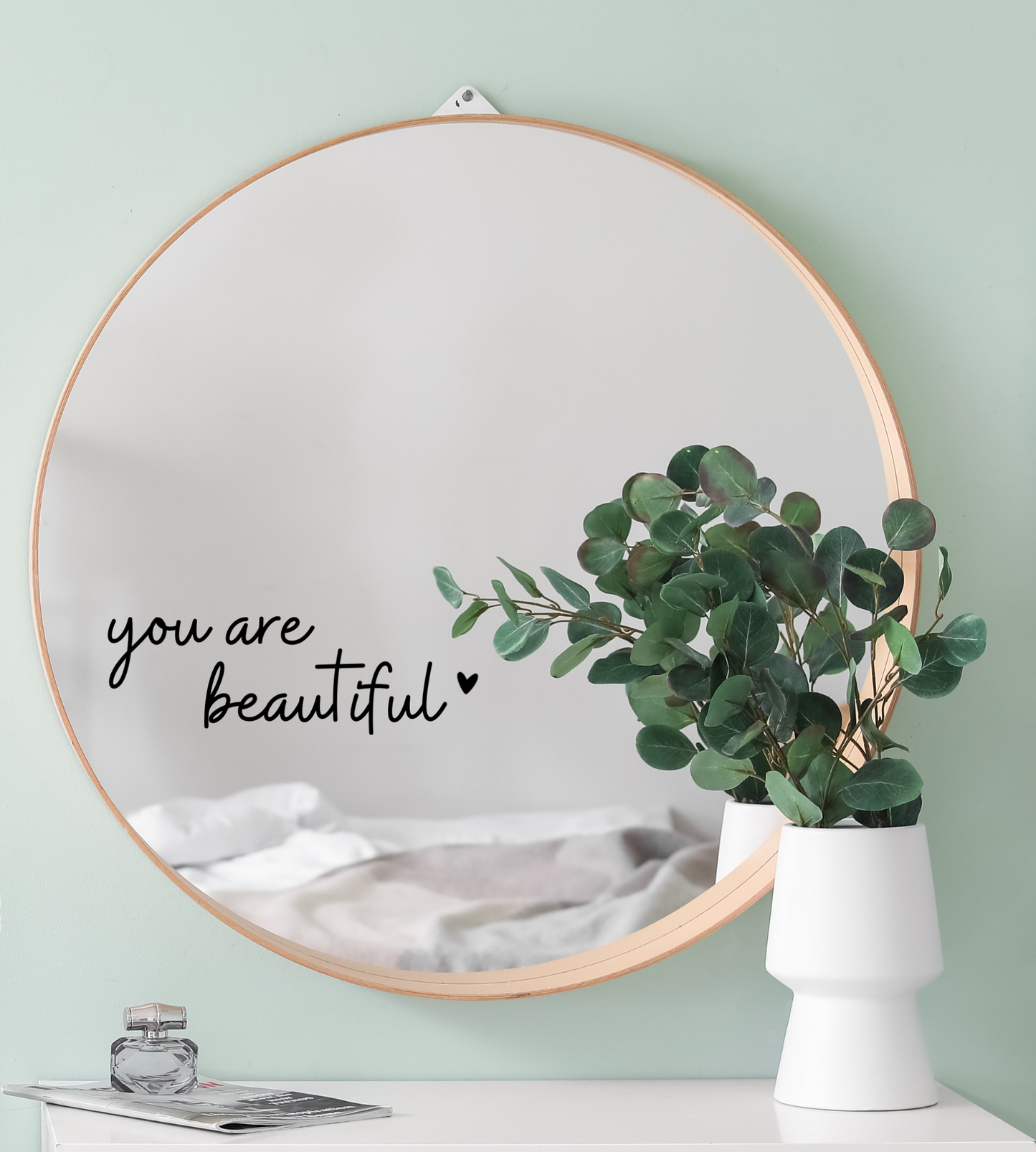 Aufkleber „you are beautiful“