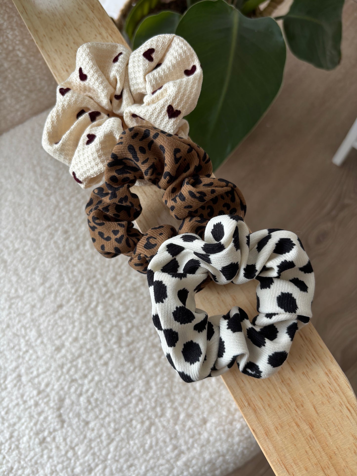 Scrunchies gemustert