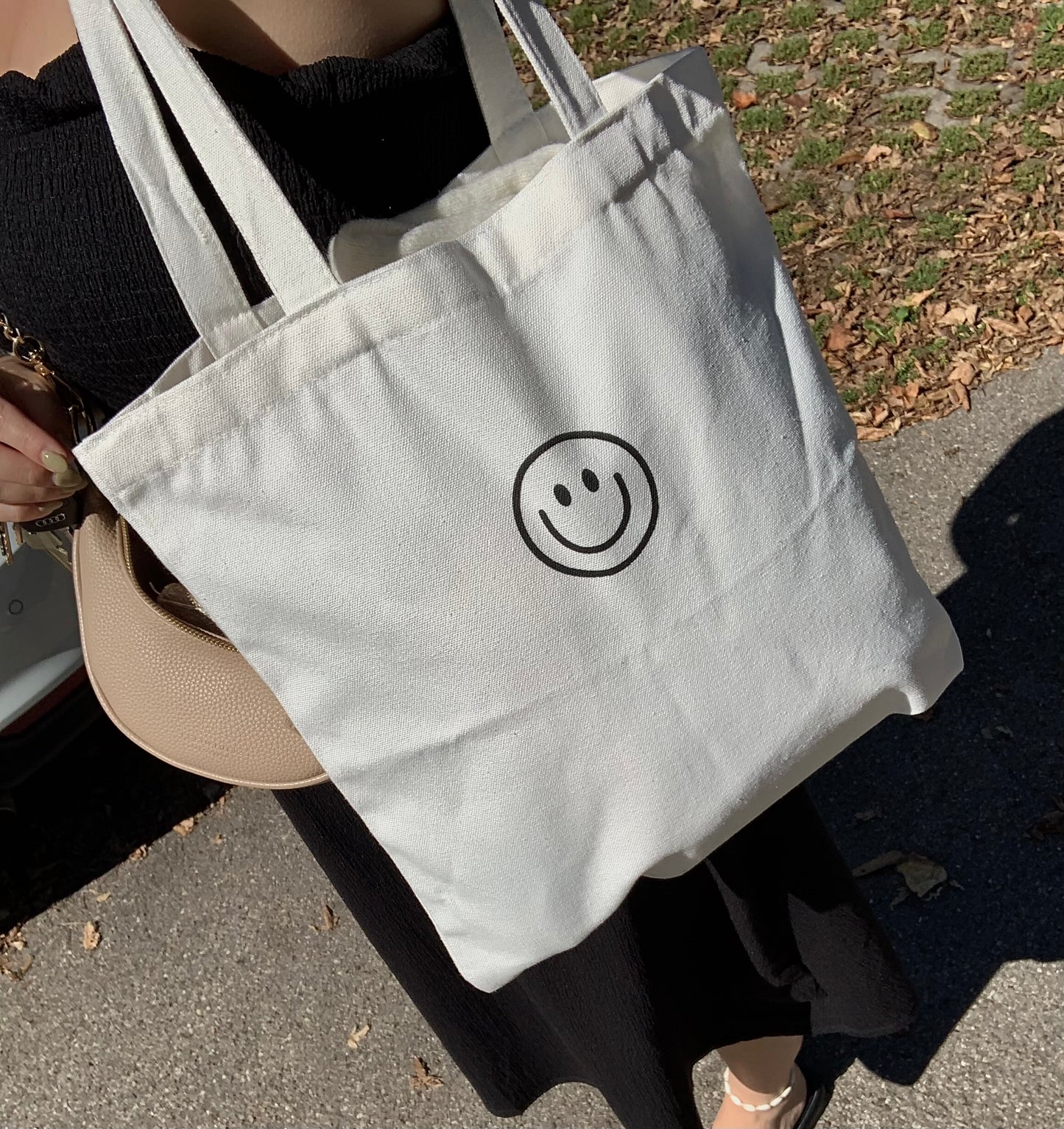 Baumwollbeutel, Smiley