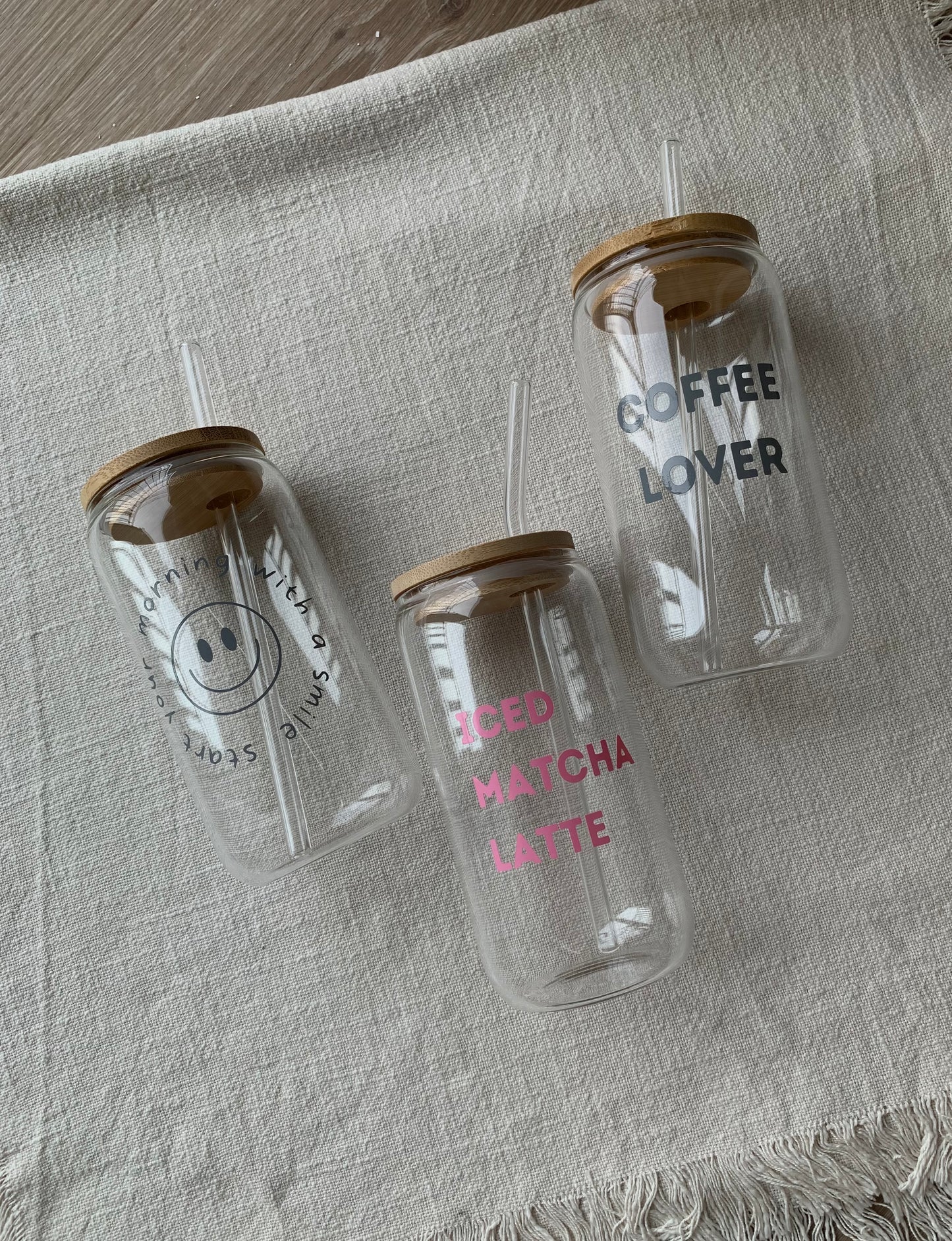 Glas "Smiley Motive"