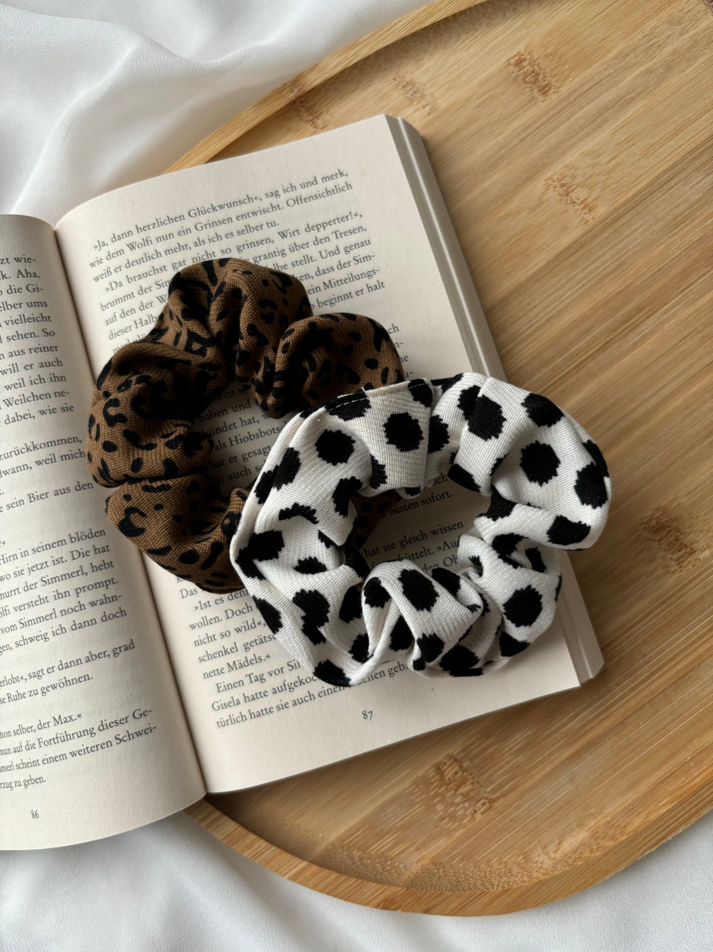 Scrunchies gemustert