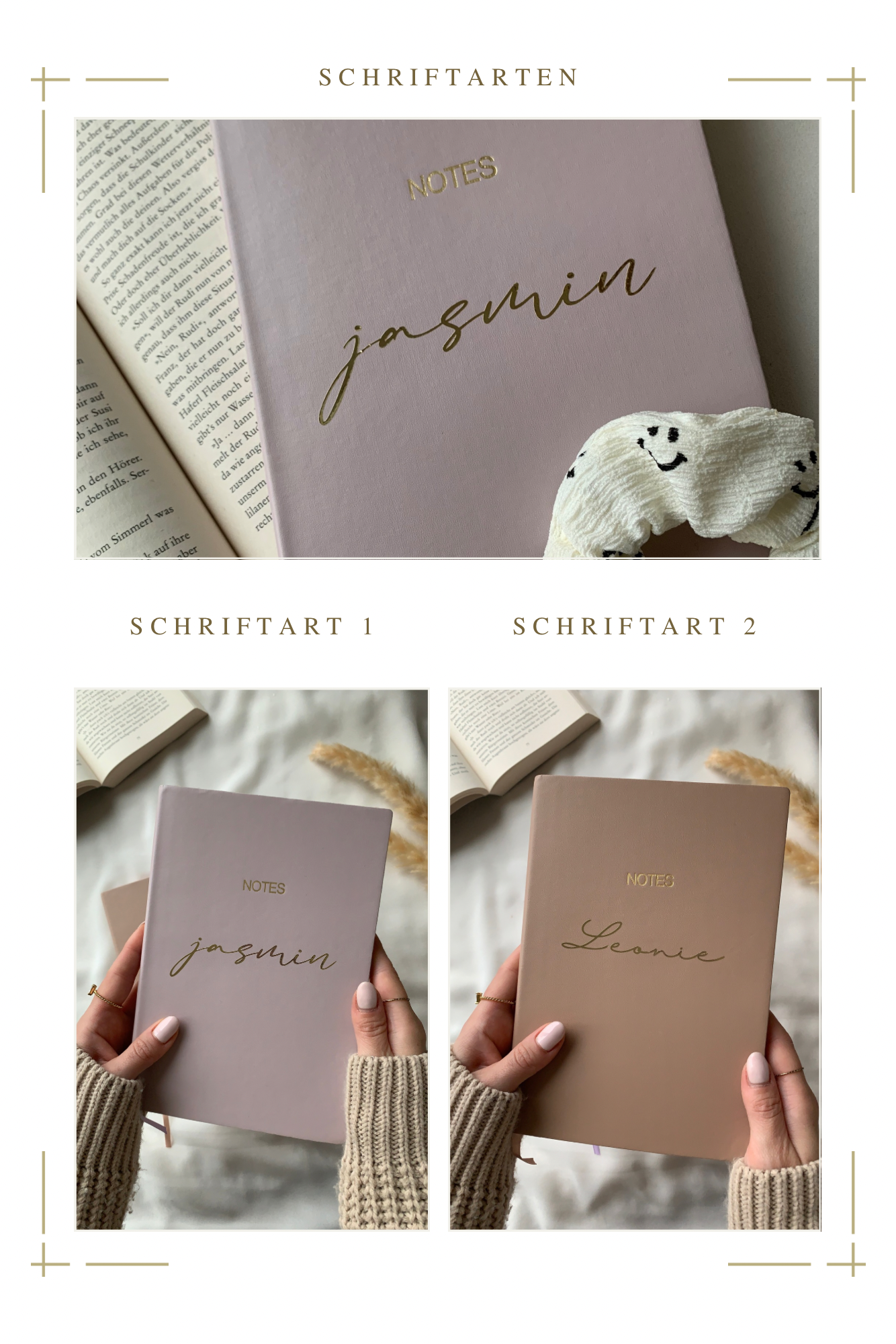 Notizbuch, personalisiert