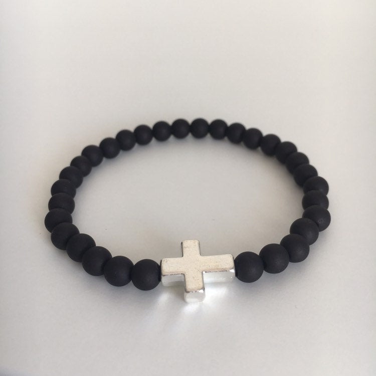 Perlenarmband, Kreuz