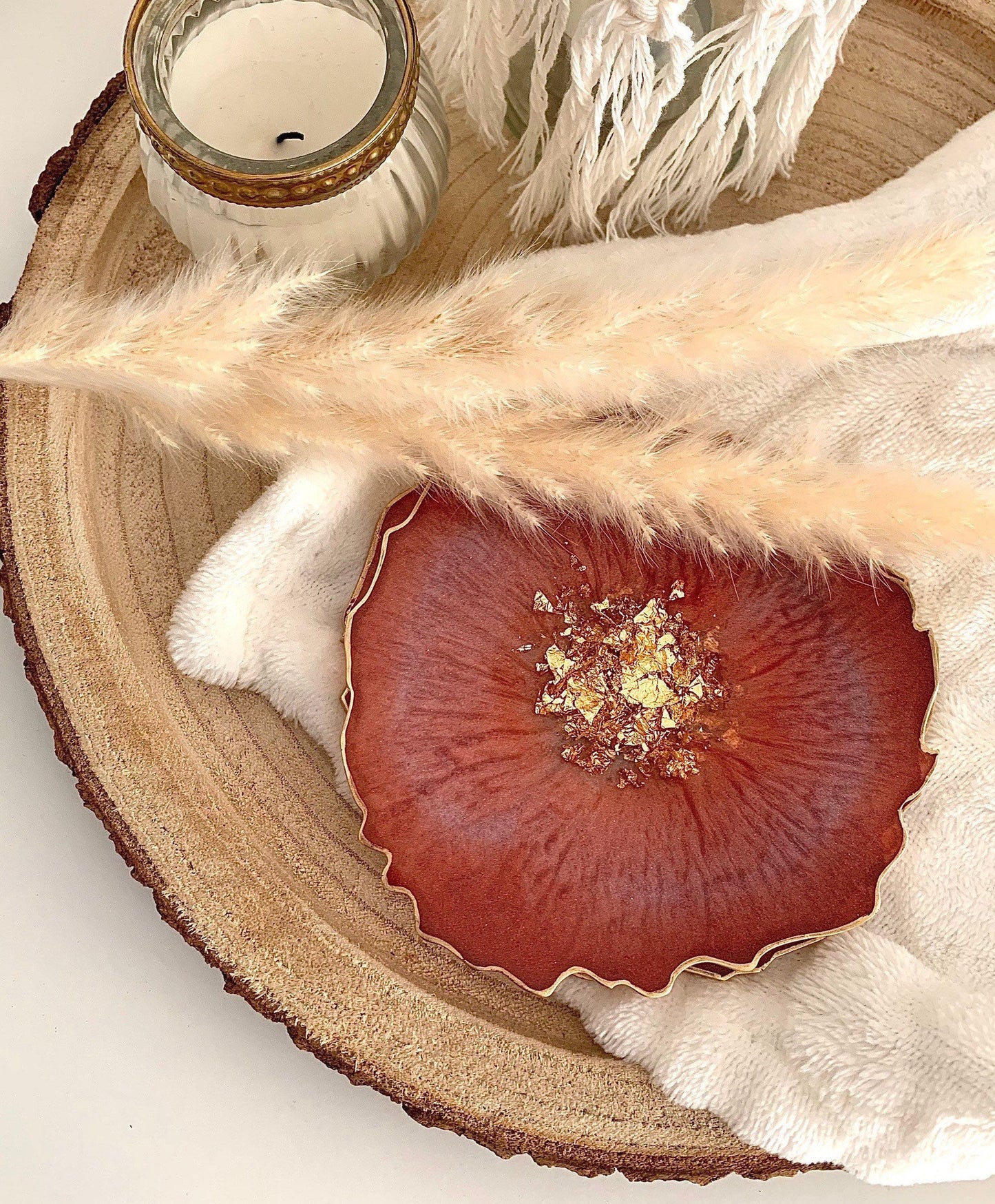 Untersetzer „weinrot“