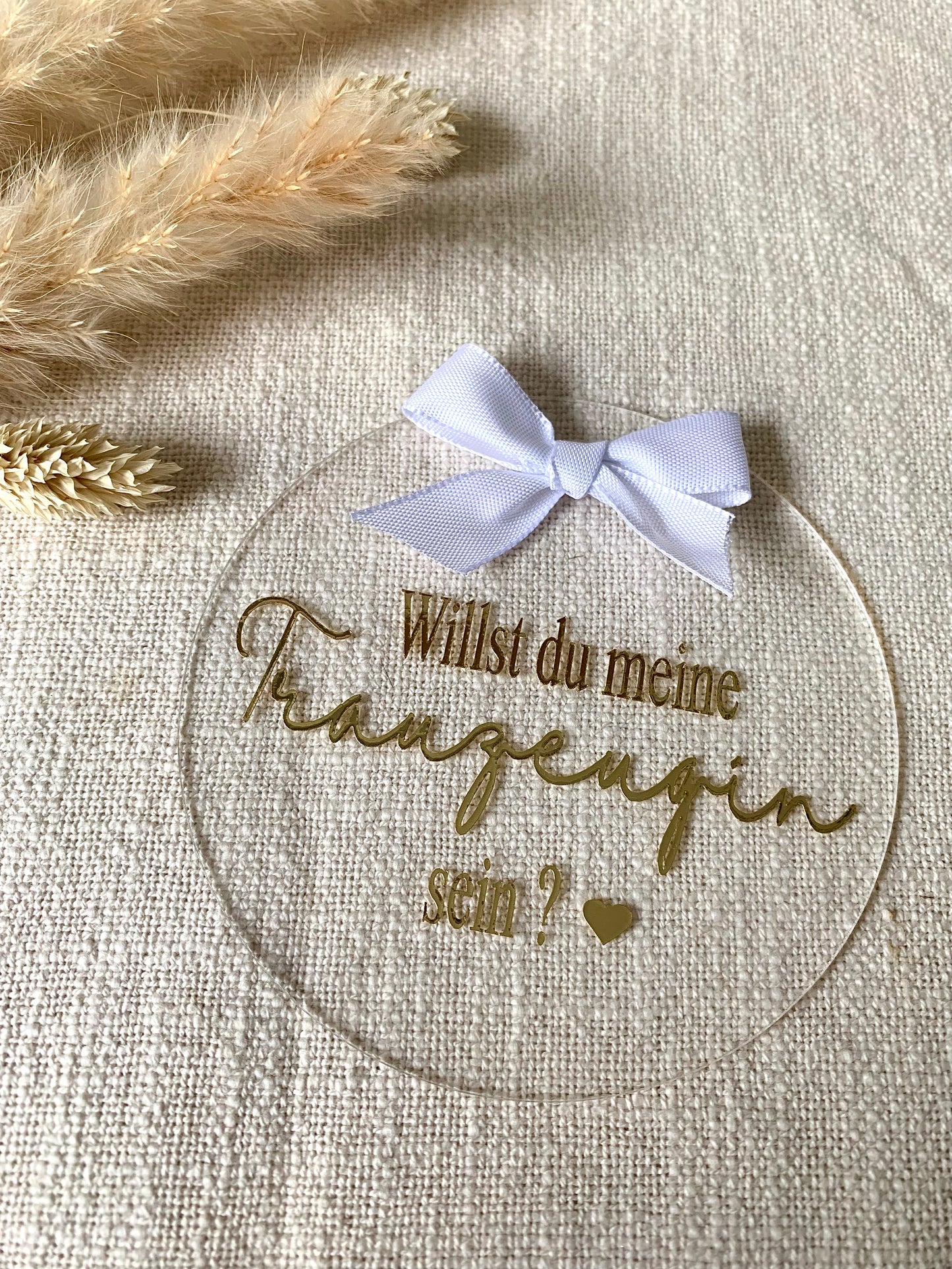 Willst du meine Trauzeugin sein?