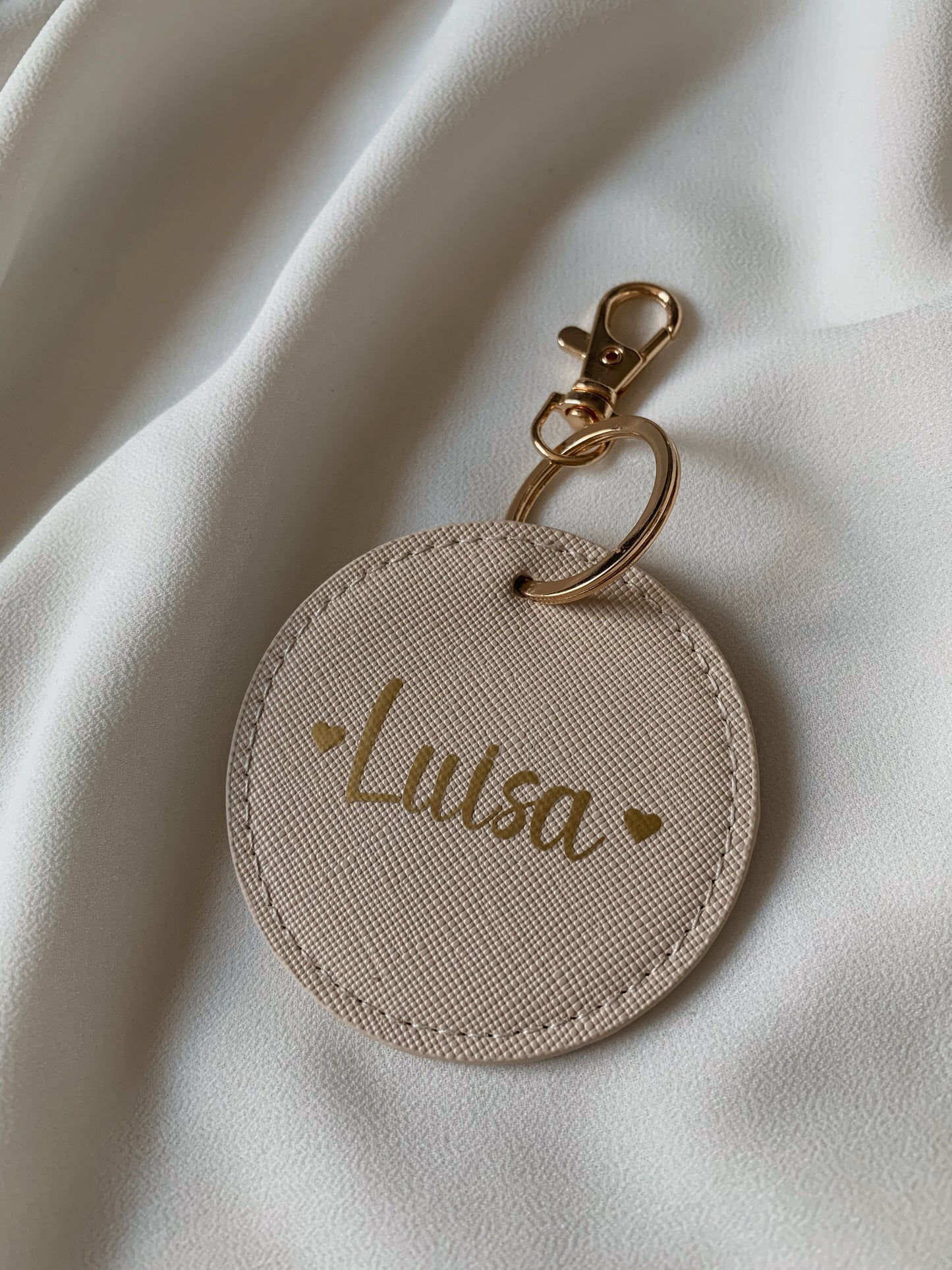 Personalisierter Lederanhänger