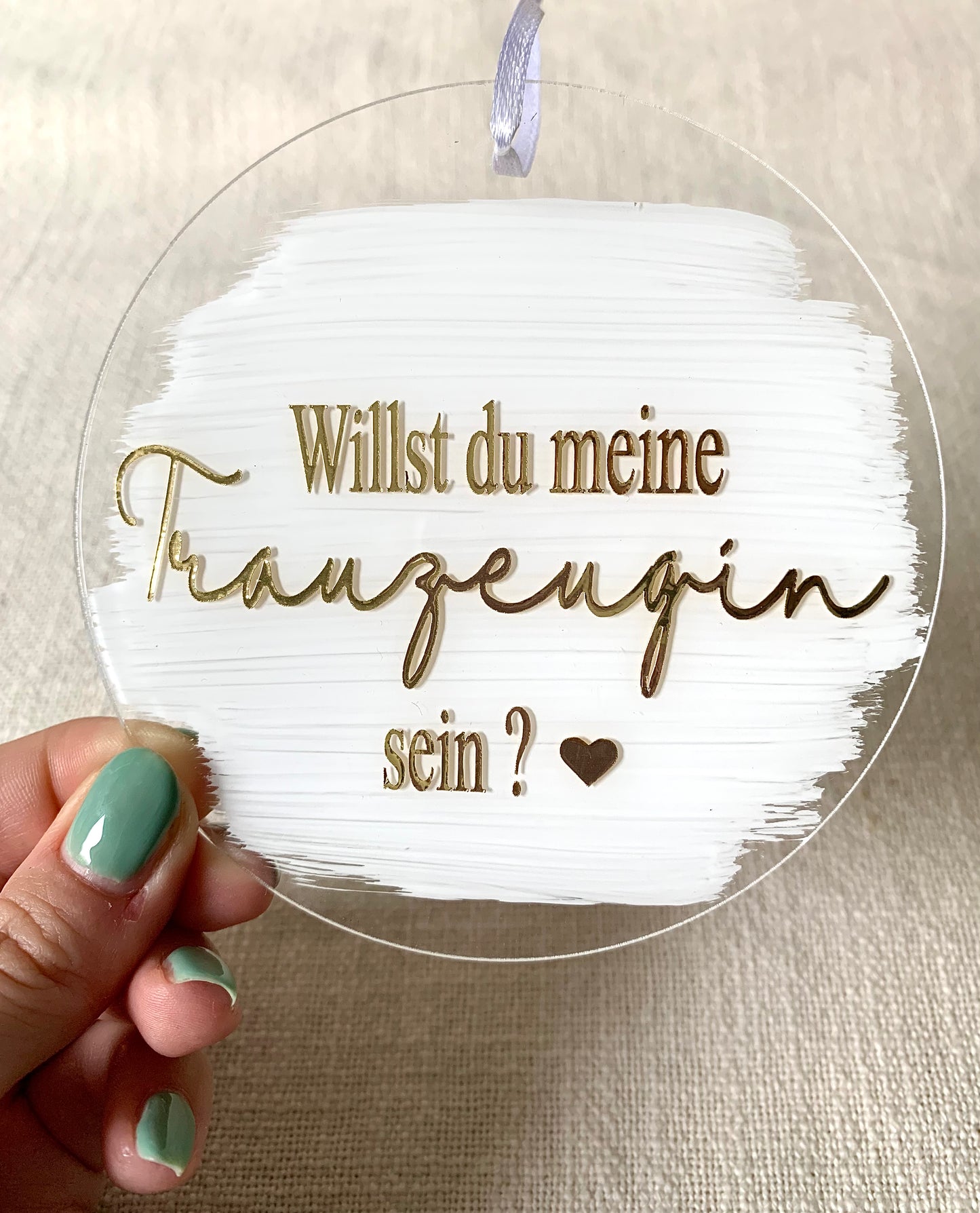 Willst du meine Trauzeugin sein?