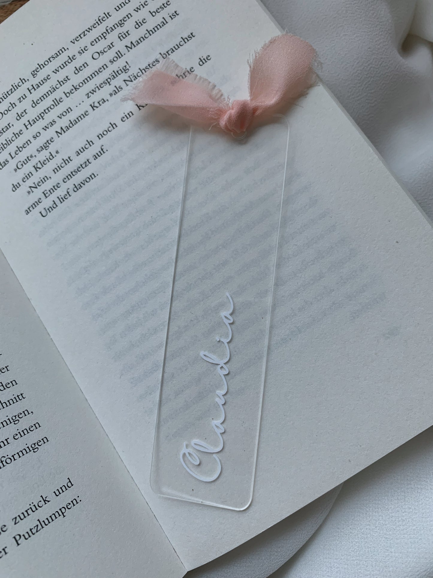 Personalisiertes Lesezeichen | Schleife | Leseratte | Bücherwurm | Geschenk | Muttertag | Valentinstag | Geburtstag