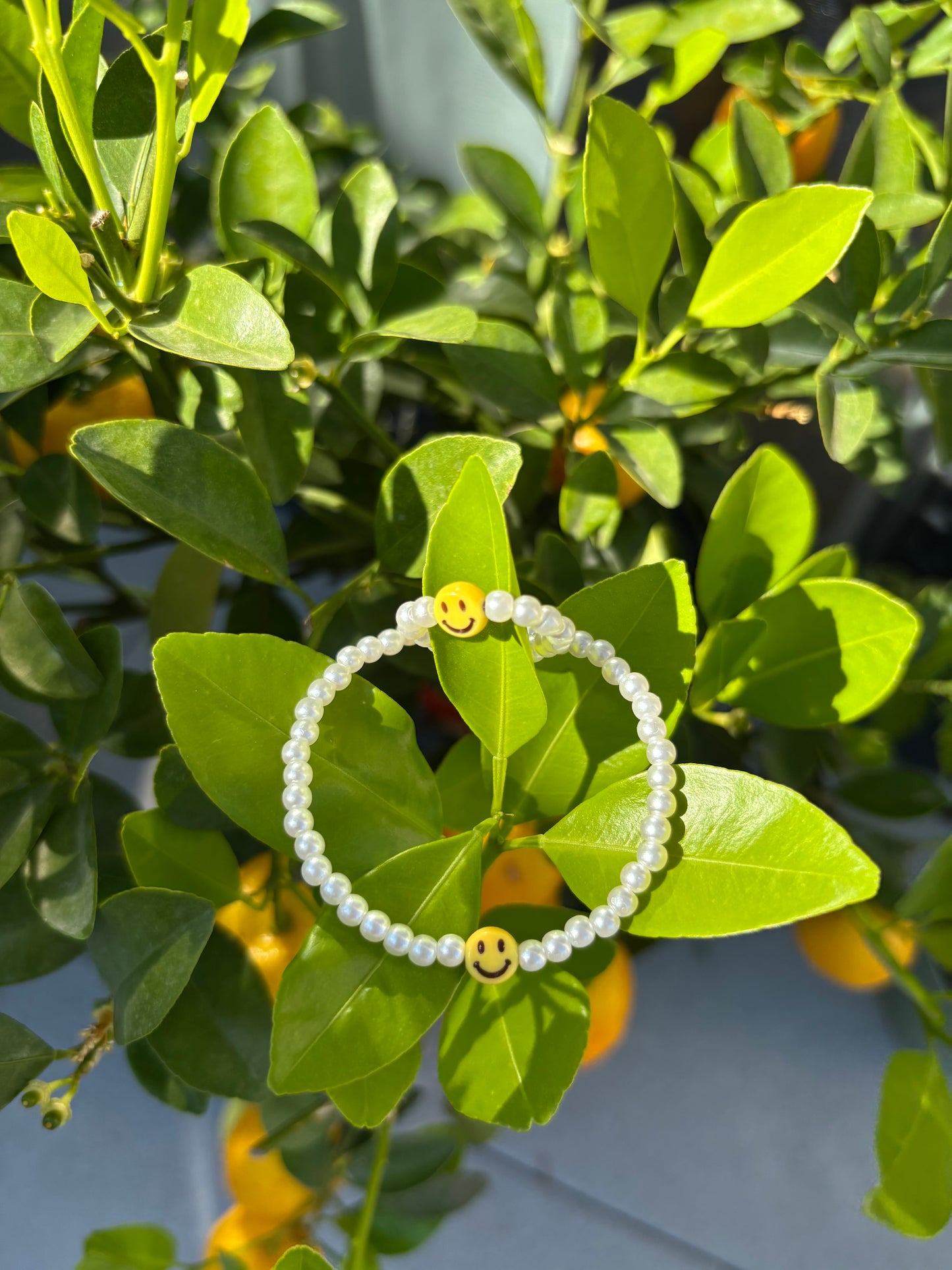 Perlenarmband, Smiley