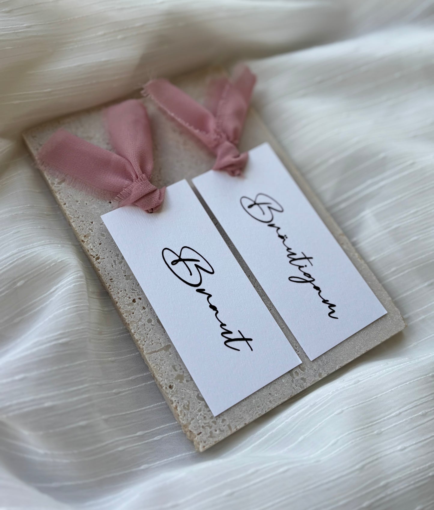 Personalisierte Platzkarten für Hochzeiten