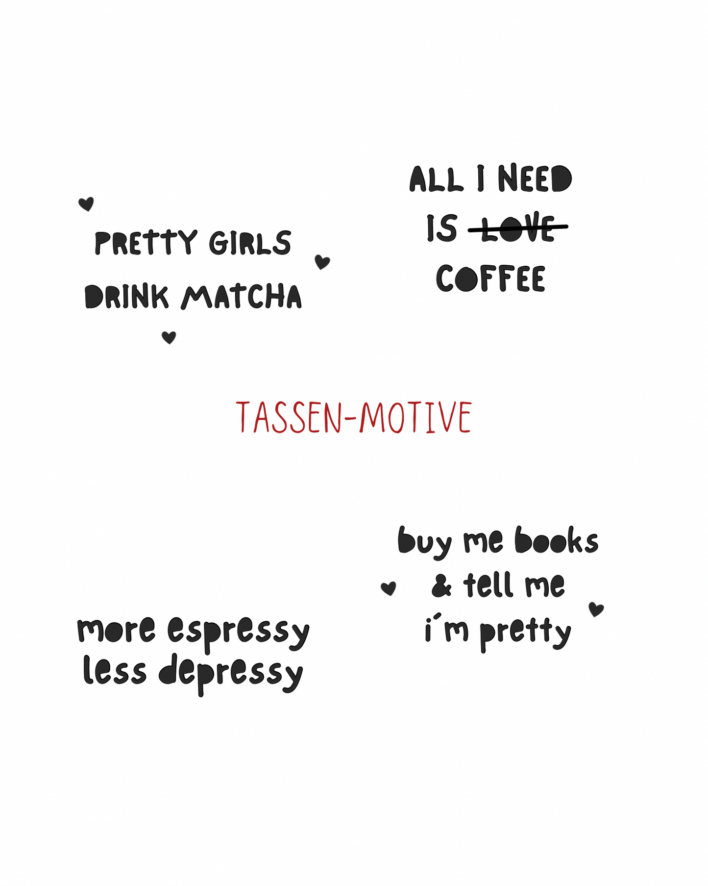 Tasse „buy me books & tell me i‘m pretty“