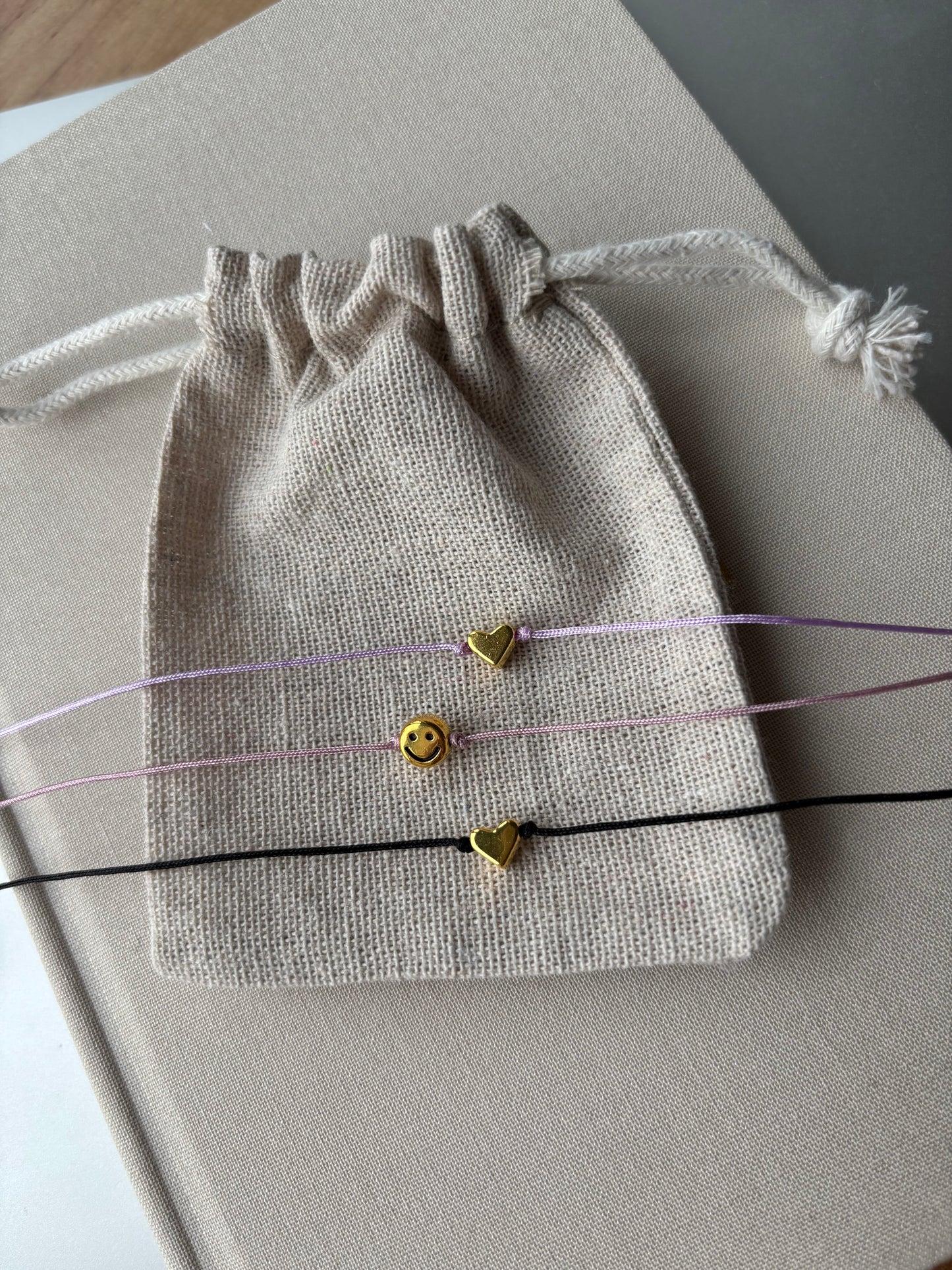 Armband, Smiley metall