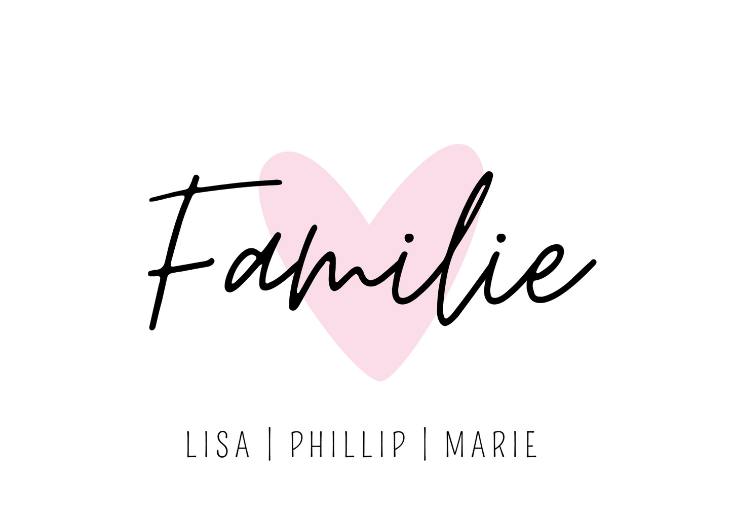 Bild "Familie - Herz"