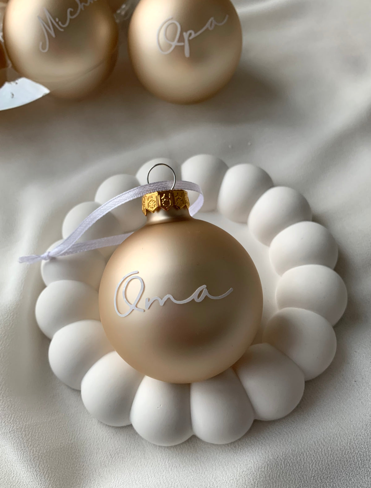 Personalisierte Christbaumkugel