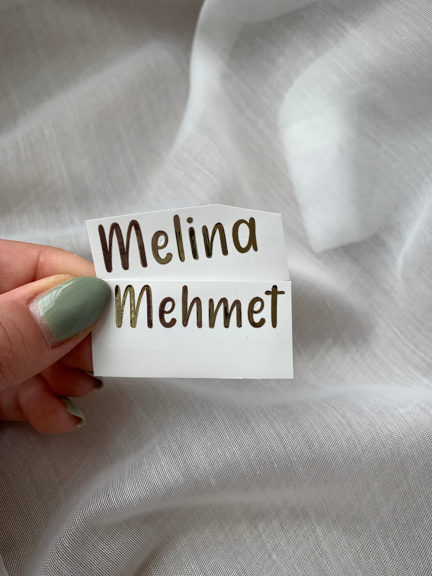 Namenssticker - Schrift 2