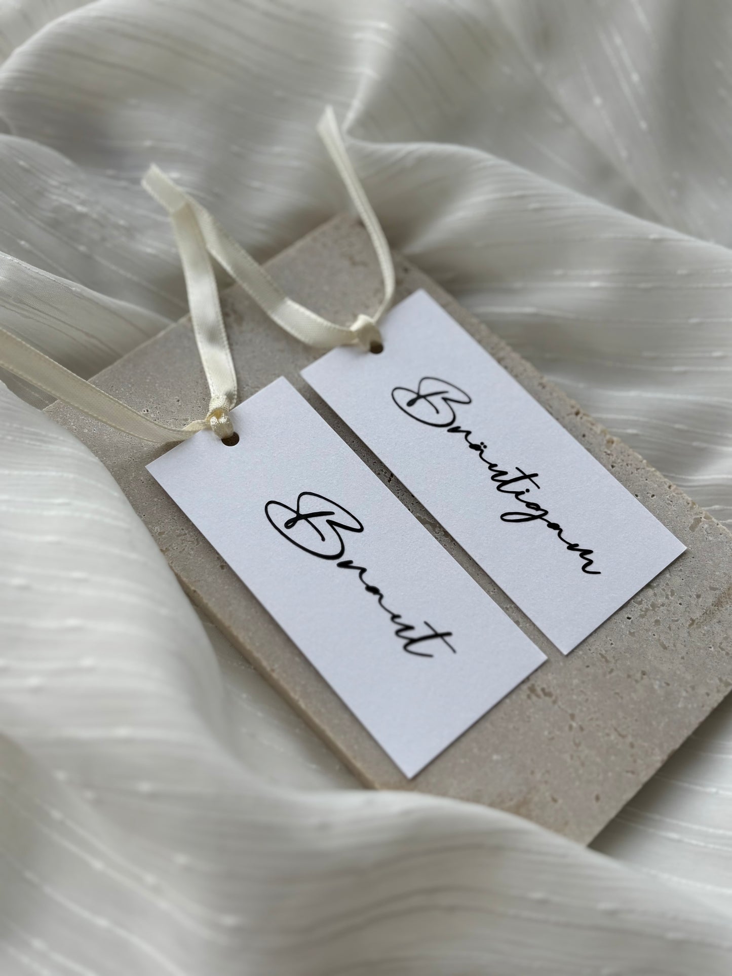 Personalisierte Platzkarten für Hochzeiten