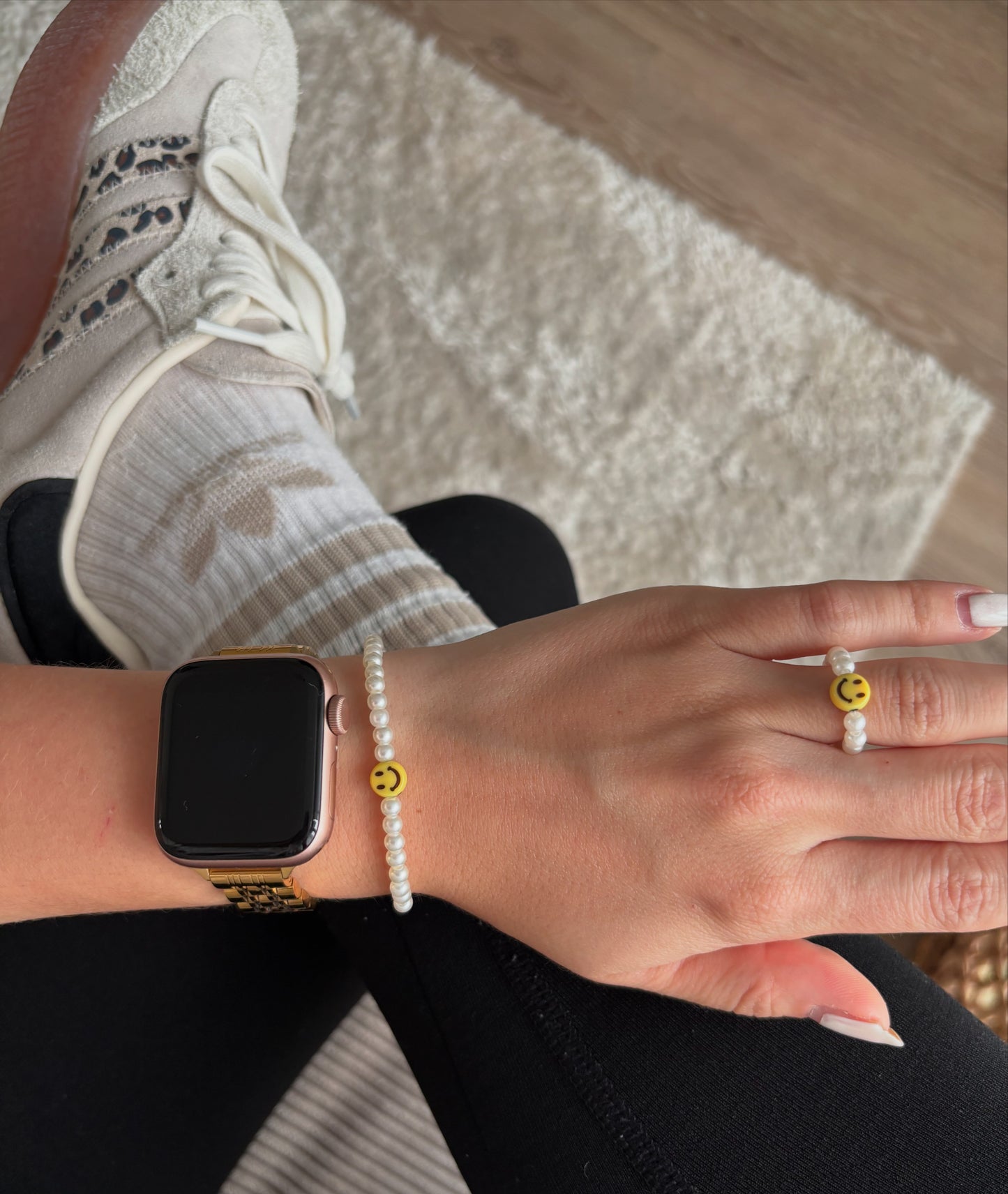 Perlenarmband, Smiley