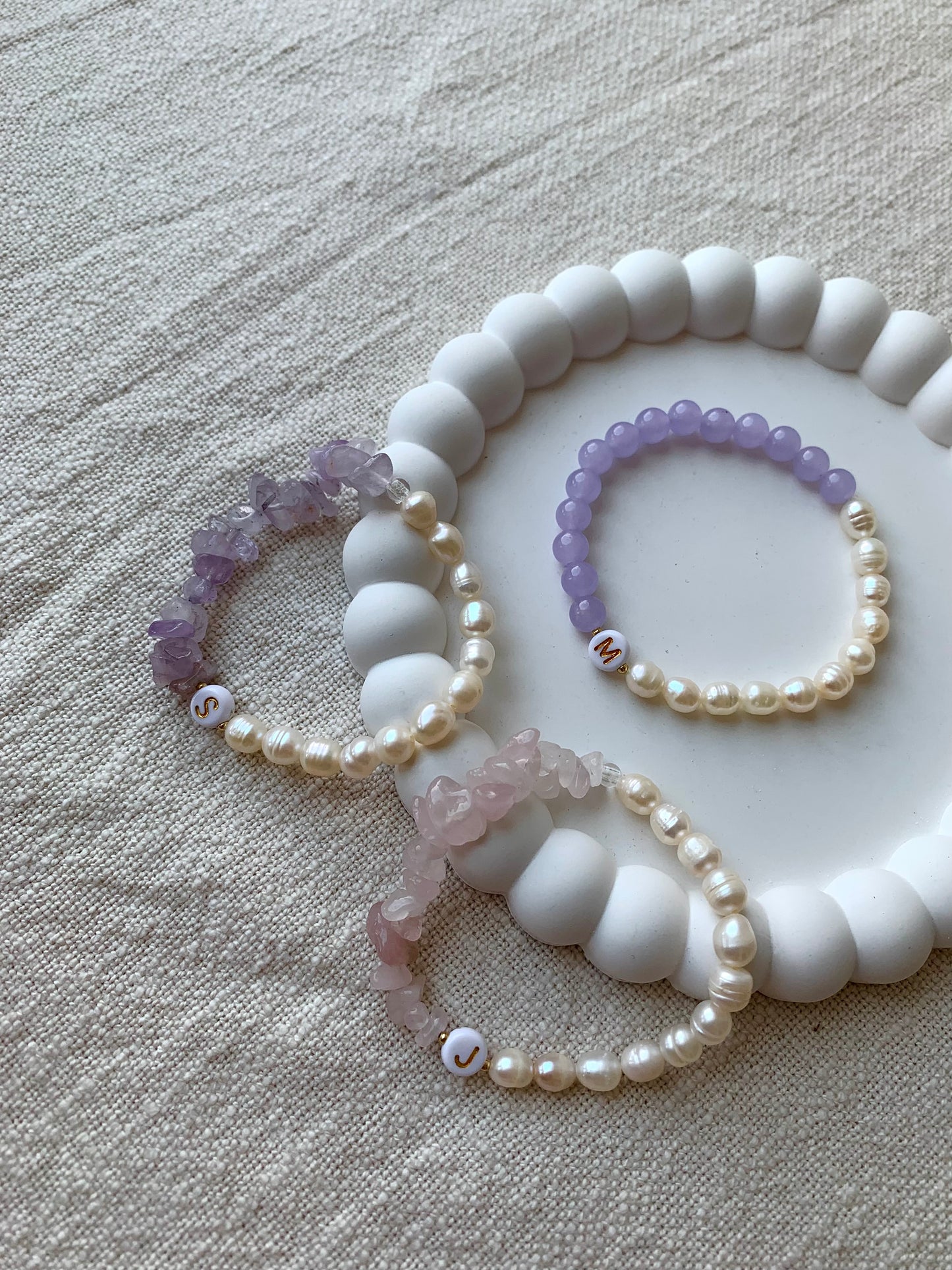 Armband mit Malaysia Jadeperlen