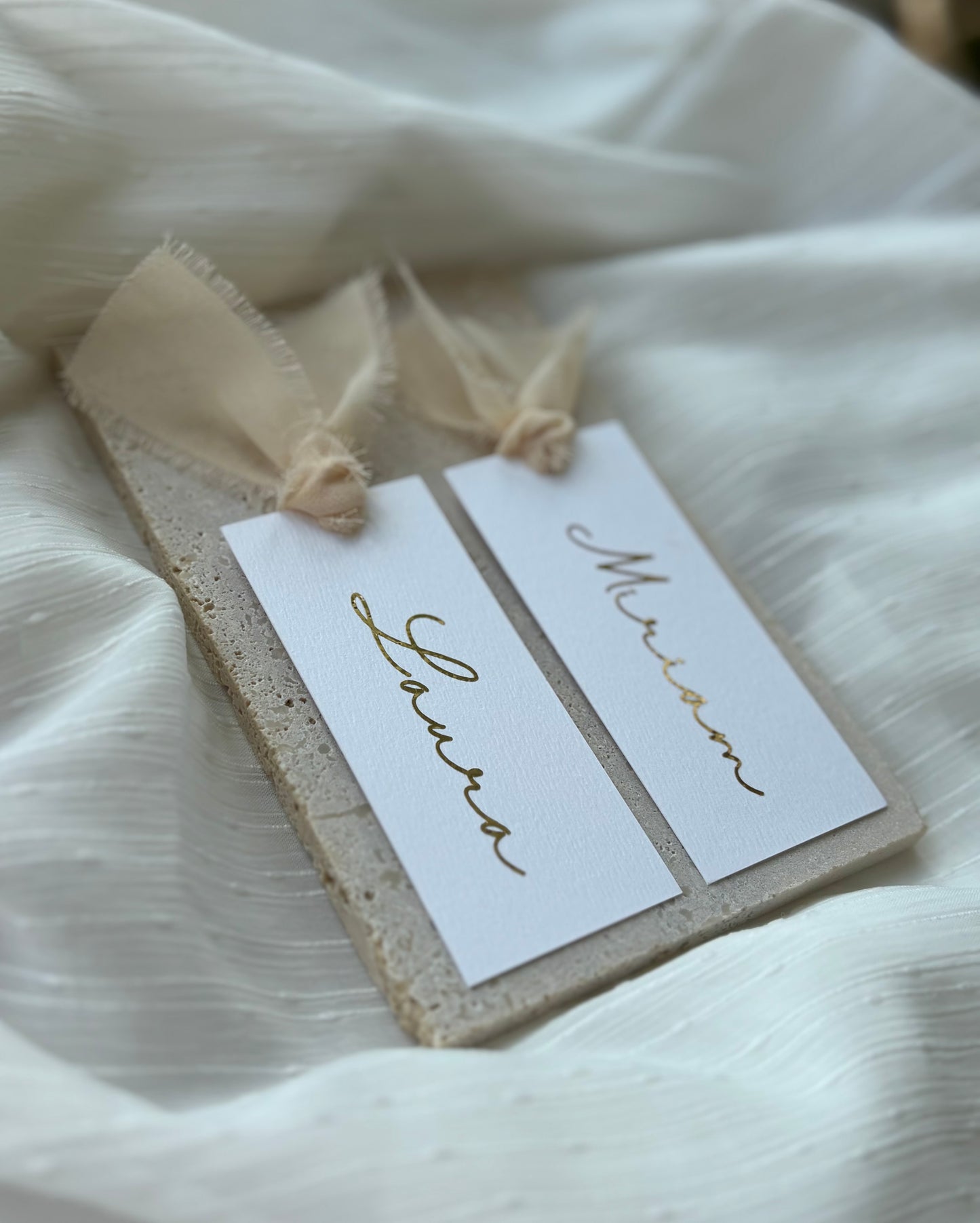 Personalisierte Platzkarten für Hochzeiten