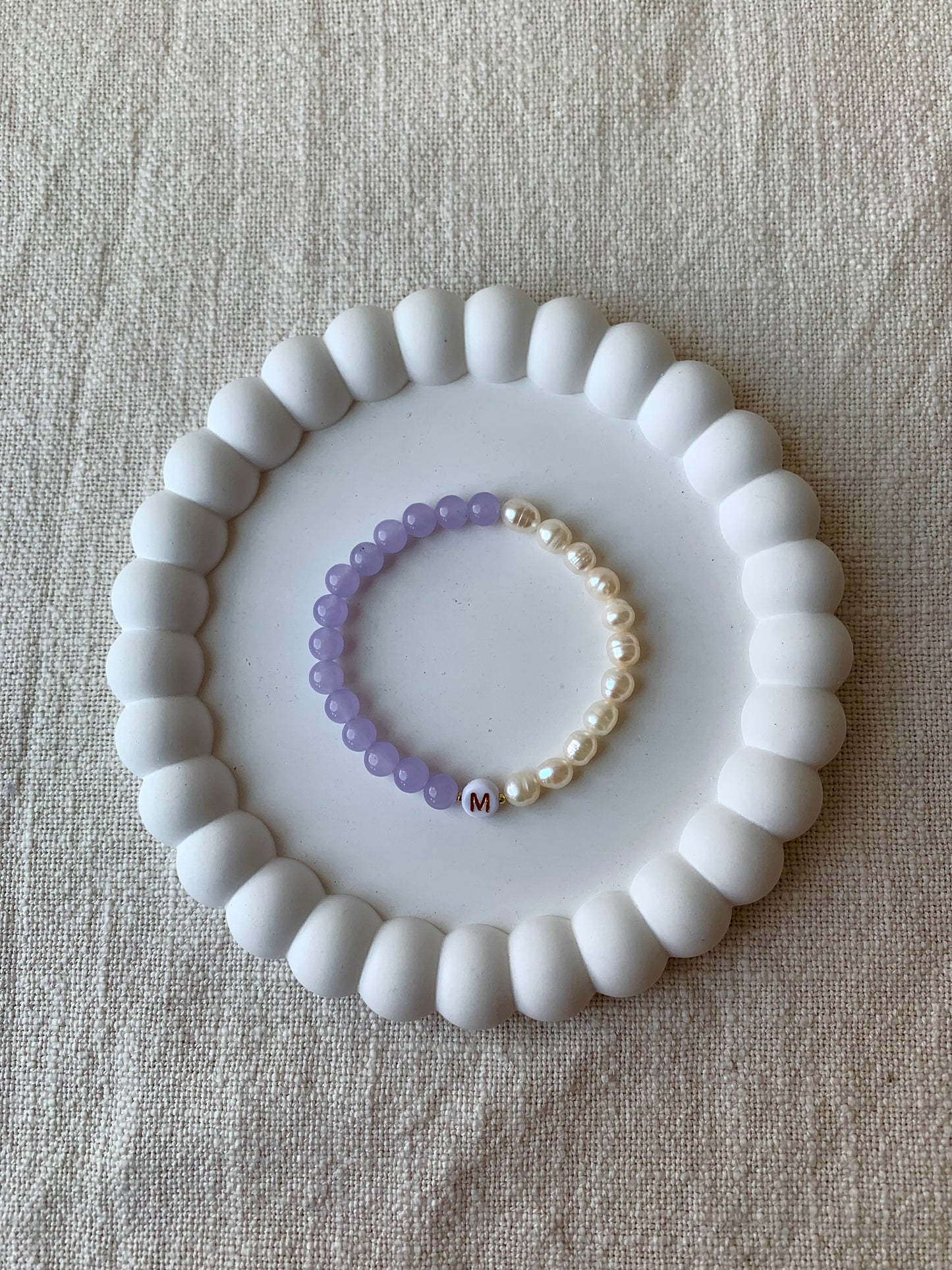 Armband mit Malaysia Jadeperlen