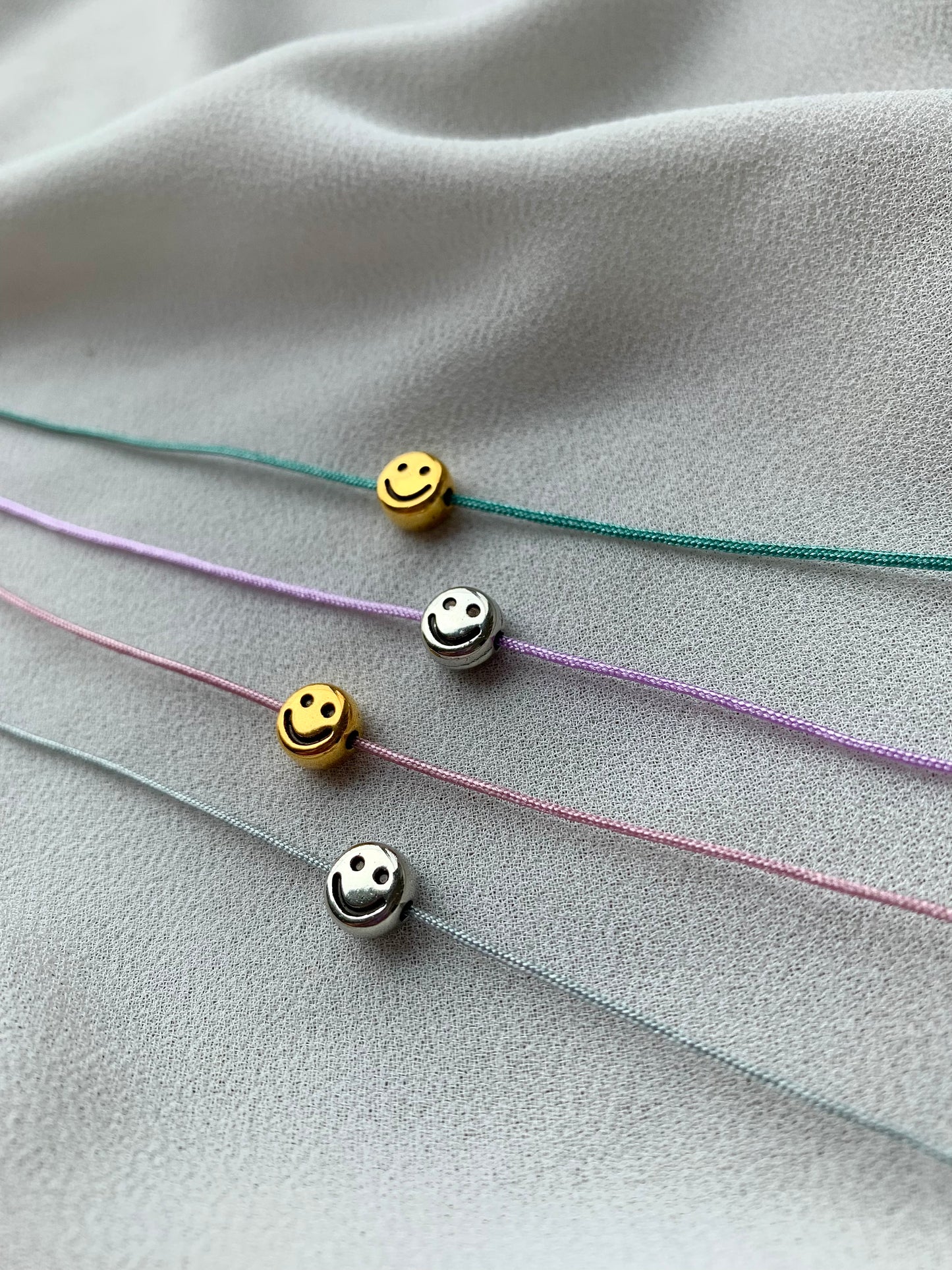 Armband, Smiley metall