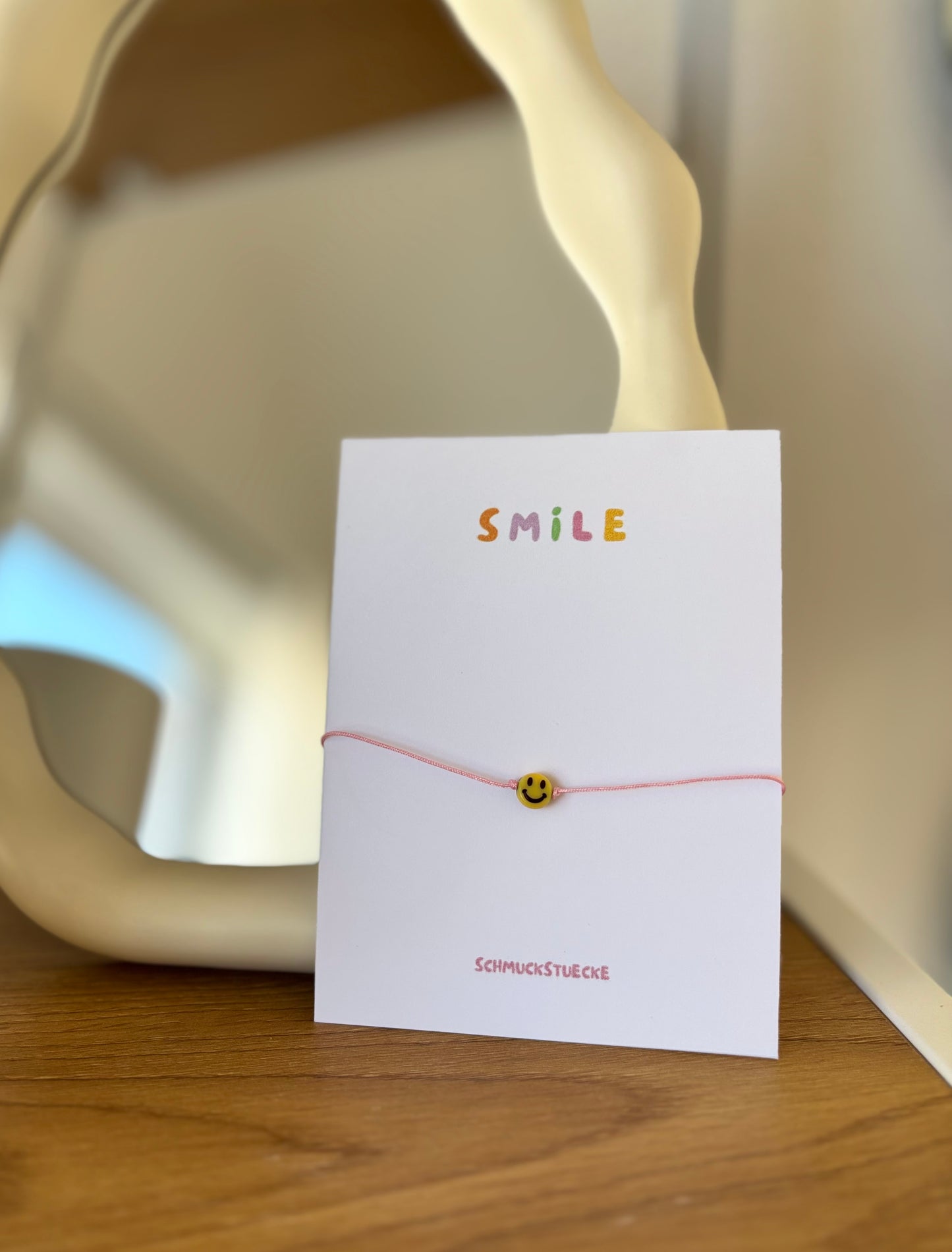 Armband, Smiley gelb