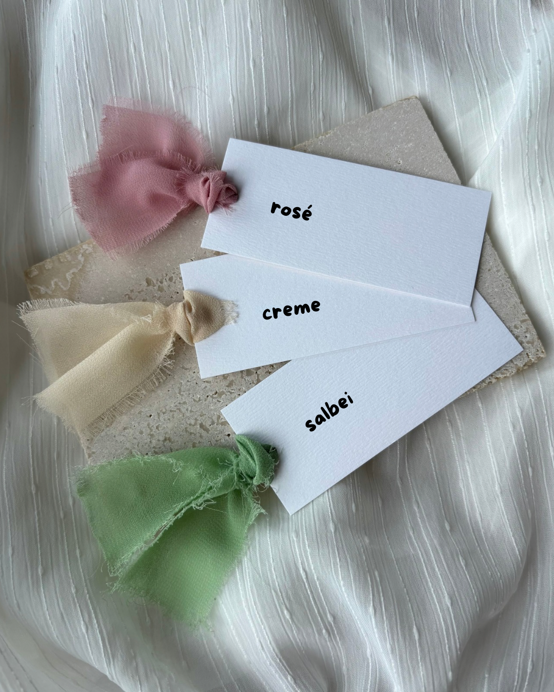 Personalisierte Platzkarten für Hochzeiten