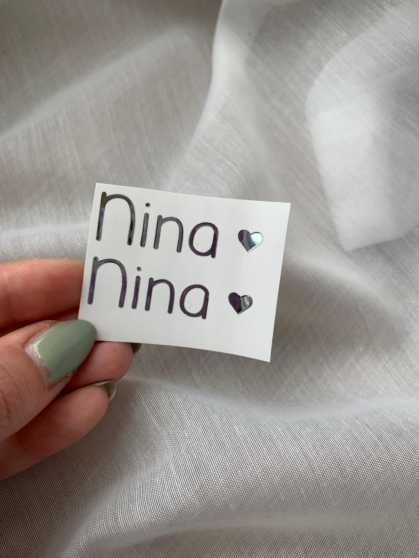 Namenssticker - Schrift 6