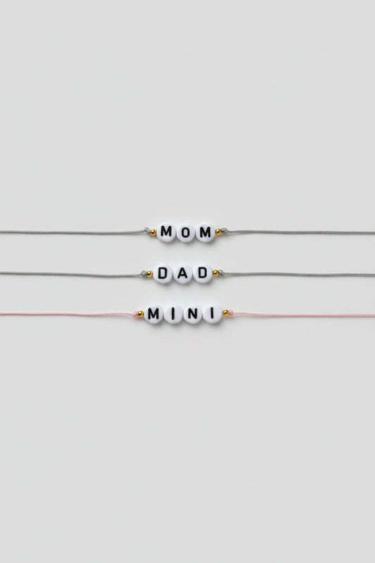Armband Set „Mom Dad Mini“