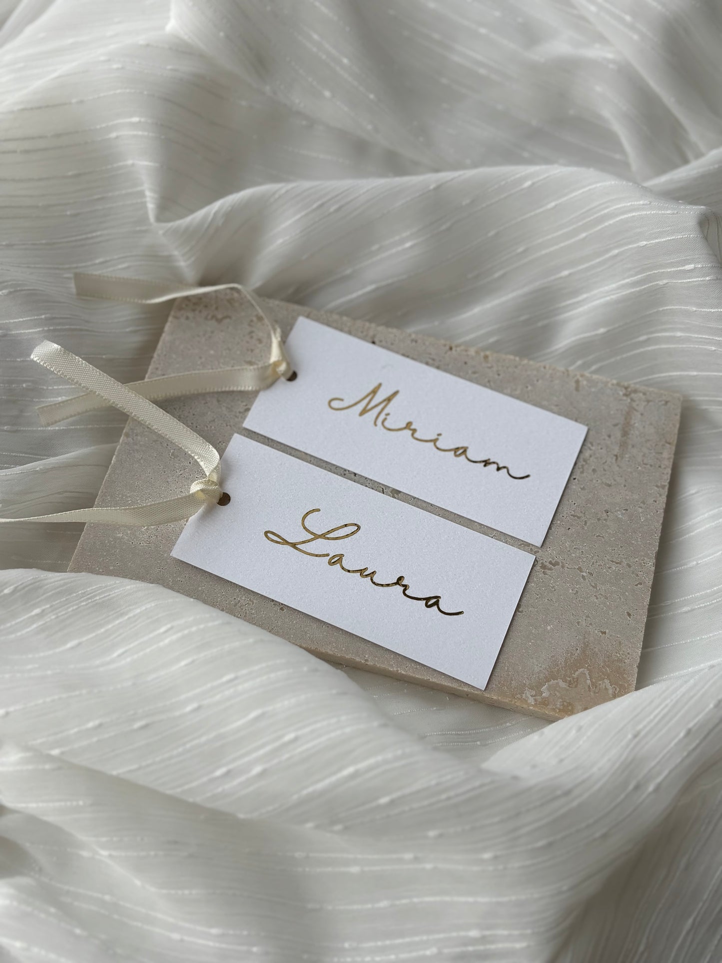 Personalisierte Platzkarten für Hochzeiten