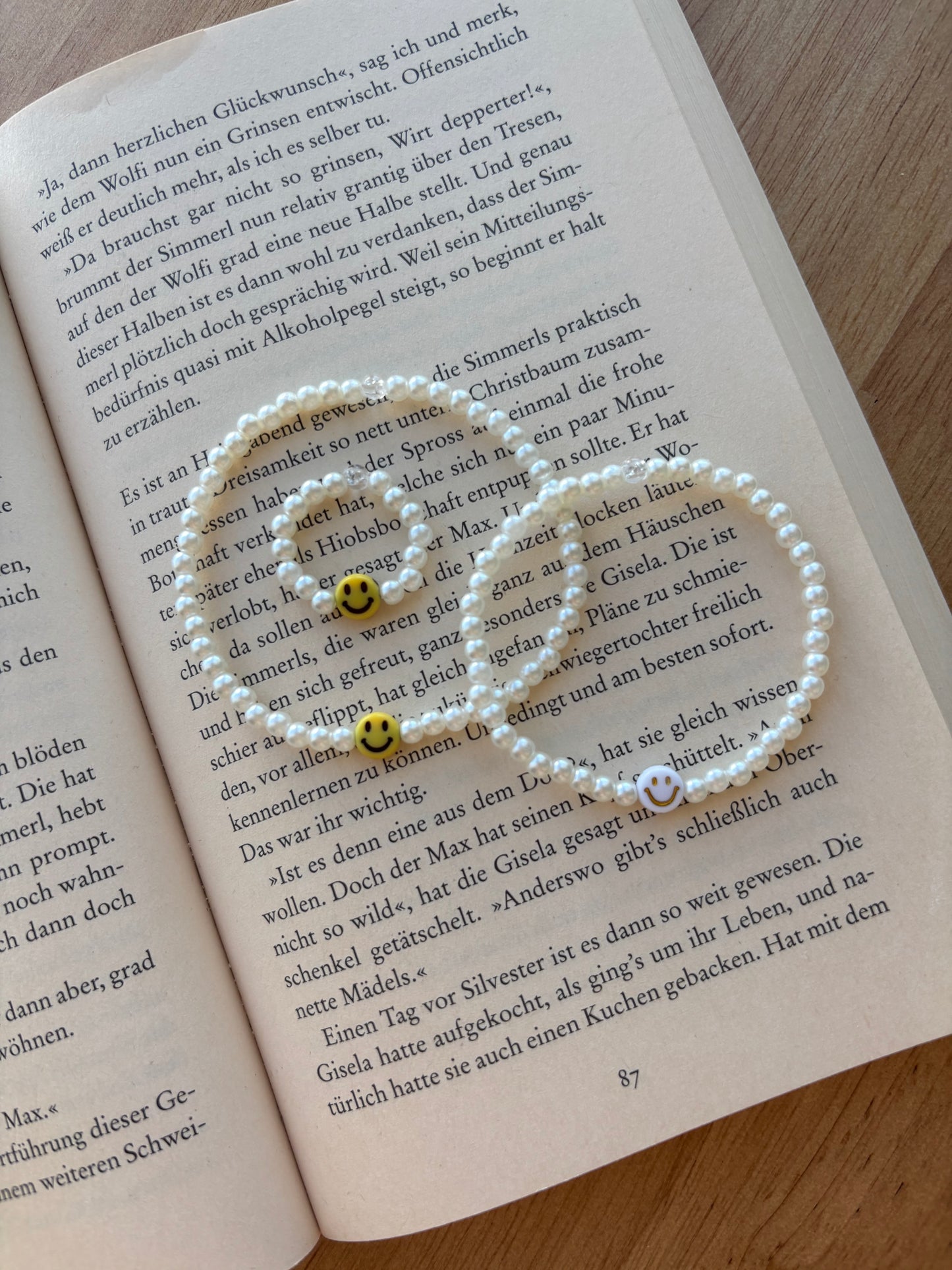 Perlenarmband, Smiley