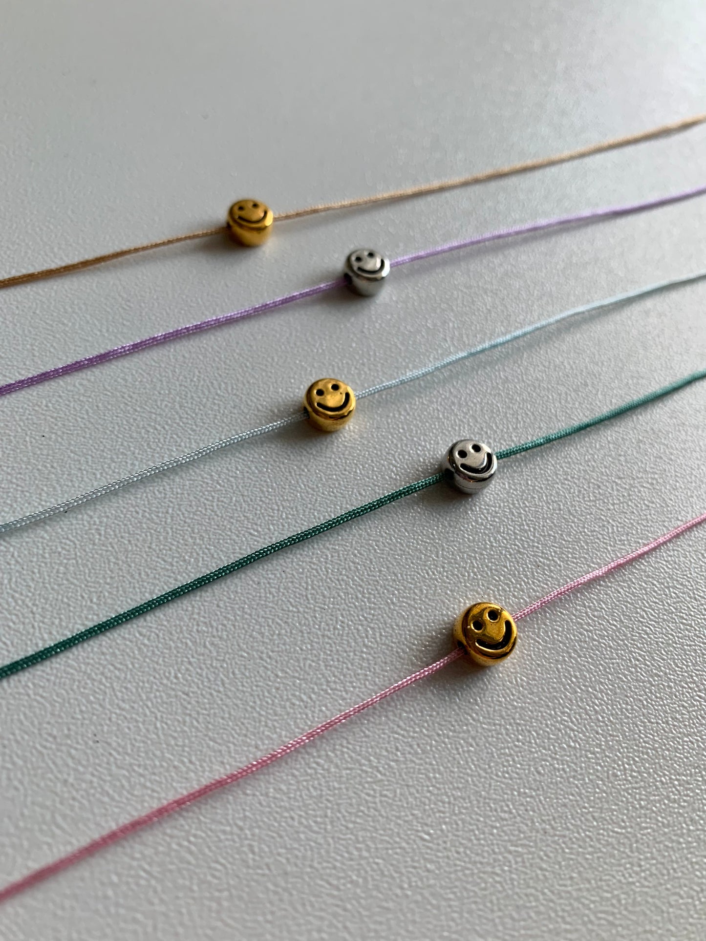 Armband, Smiley metall