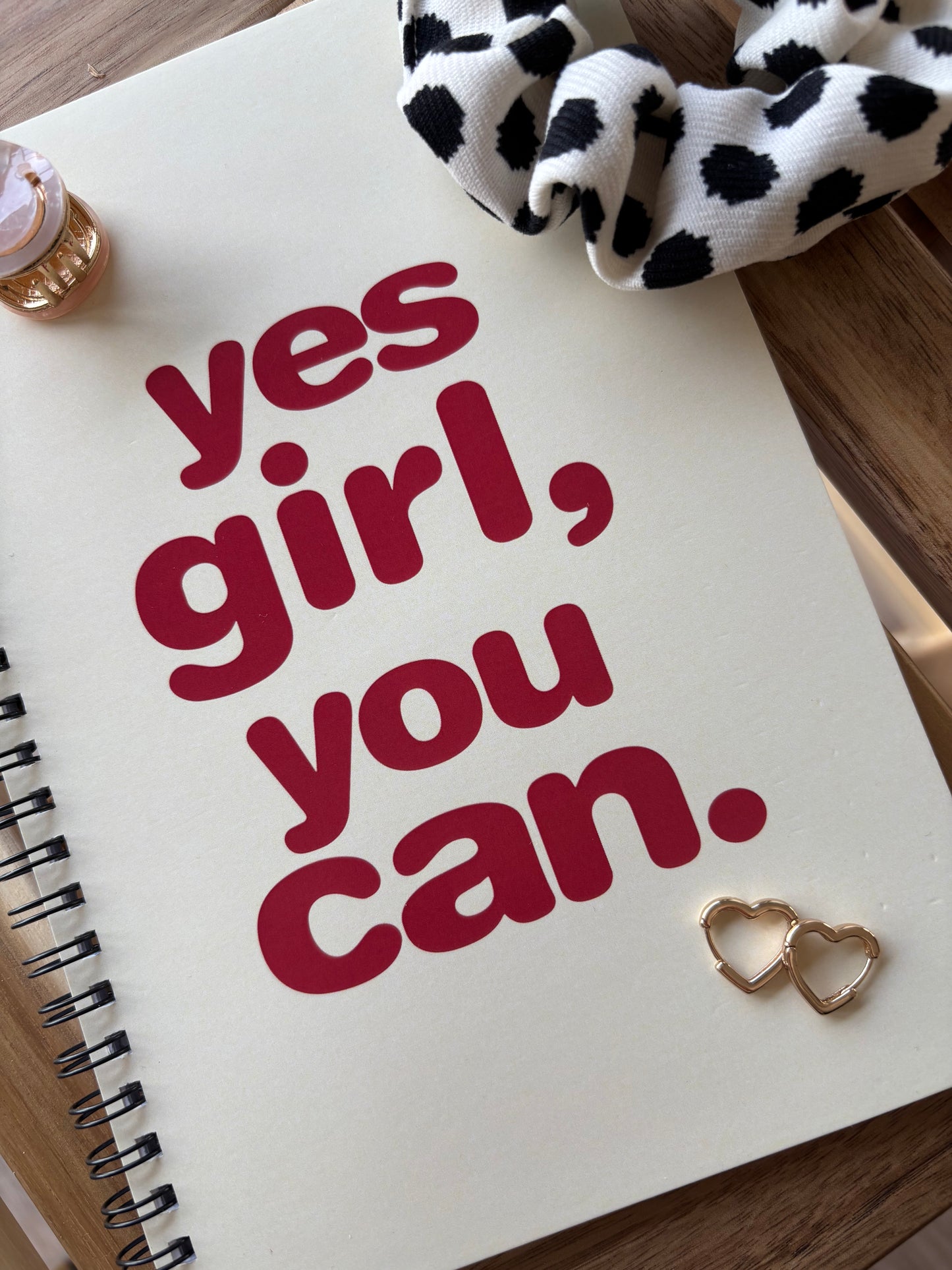 Notizbuch „yes girl, you can“