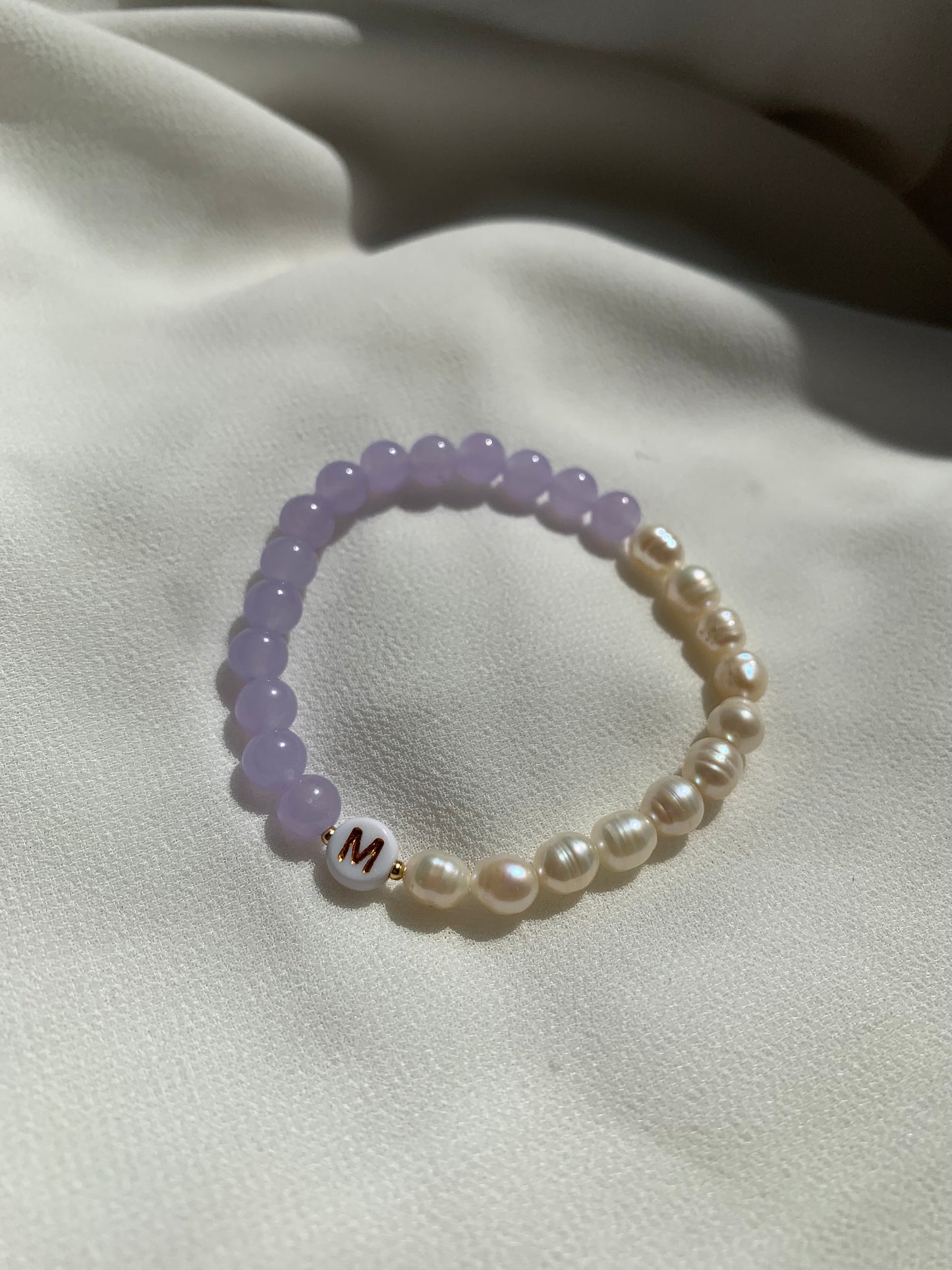 Armband mit Malaysia Jadeperlen