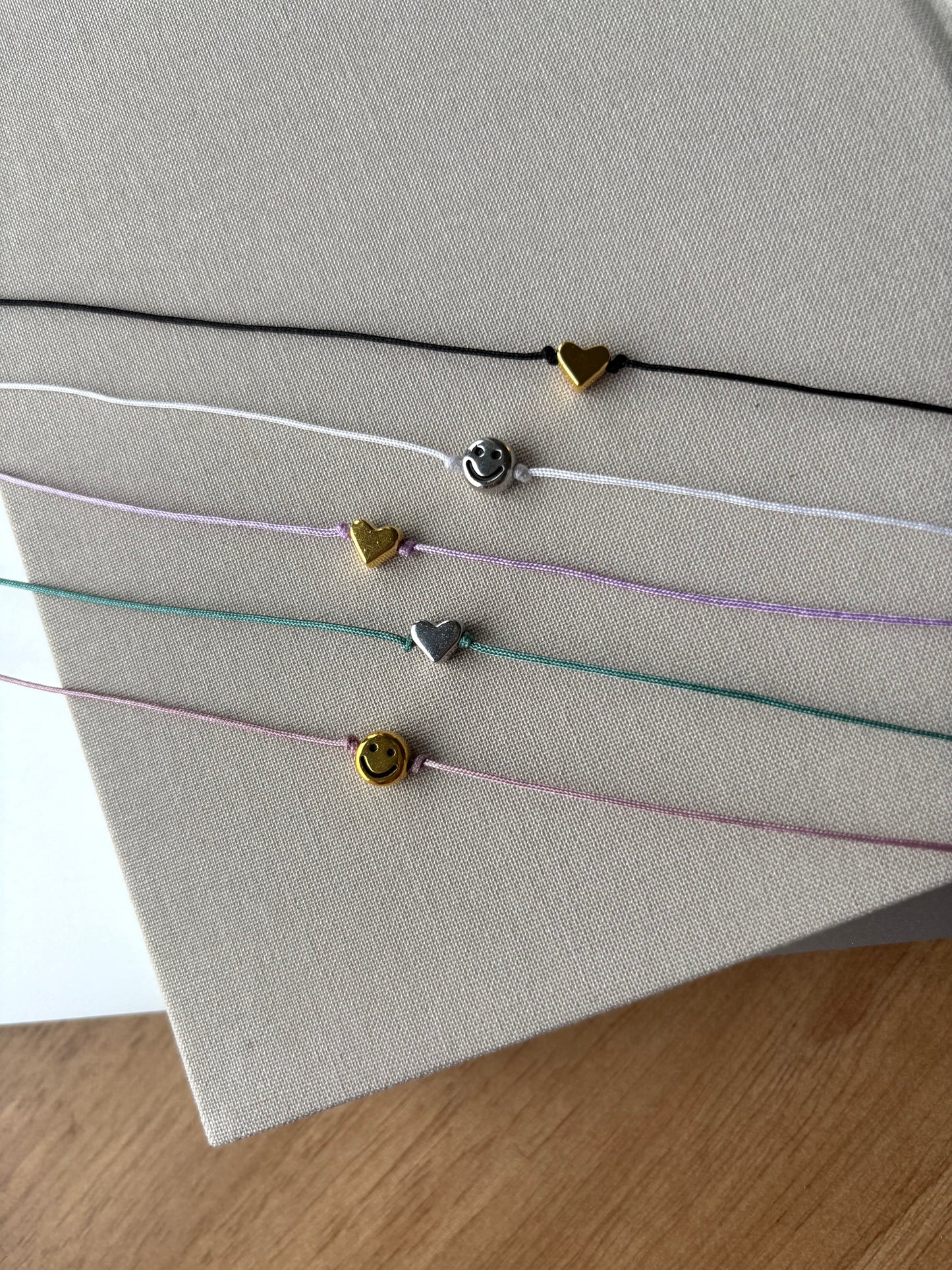 Armband, Smiley metall