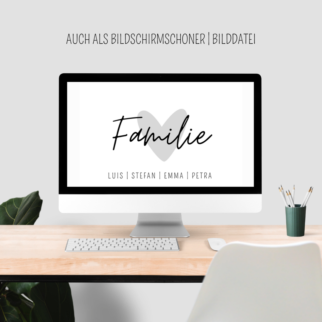 Bild "Familie - Herz"