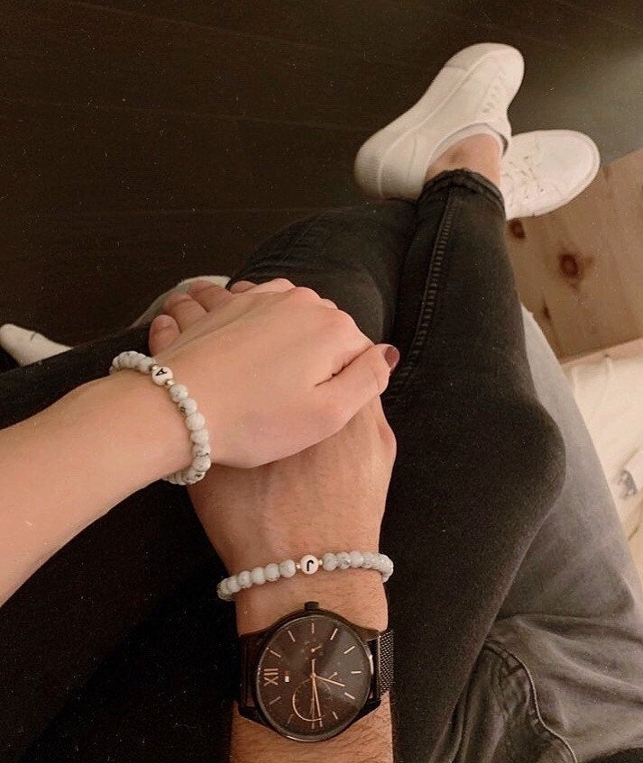 Partnerarmband, marmoriert