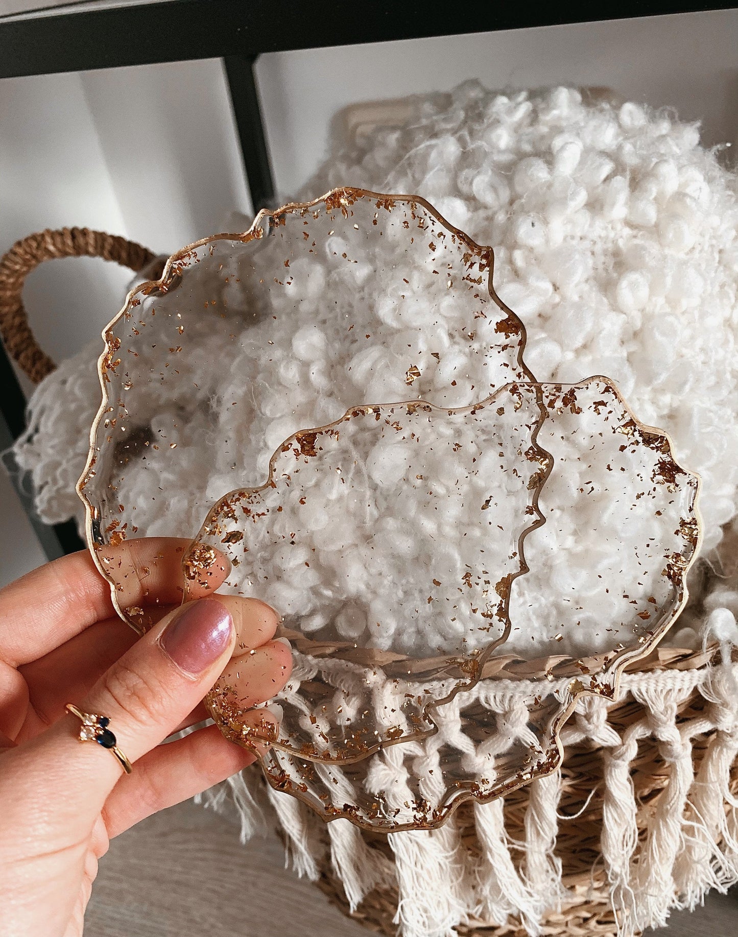 Untersetzer „transparent“