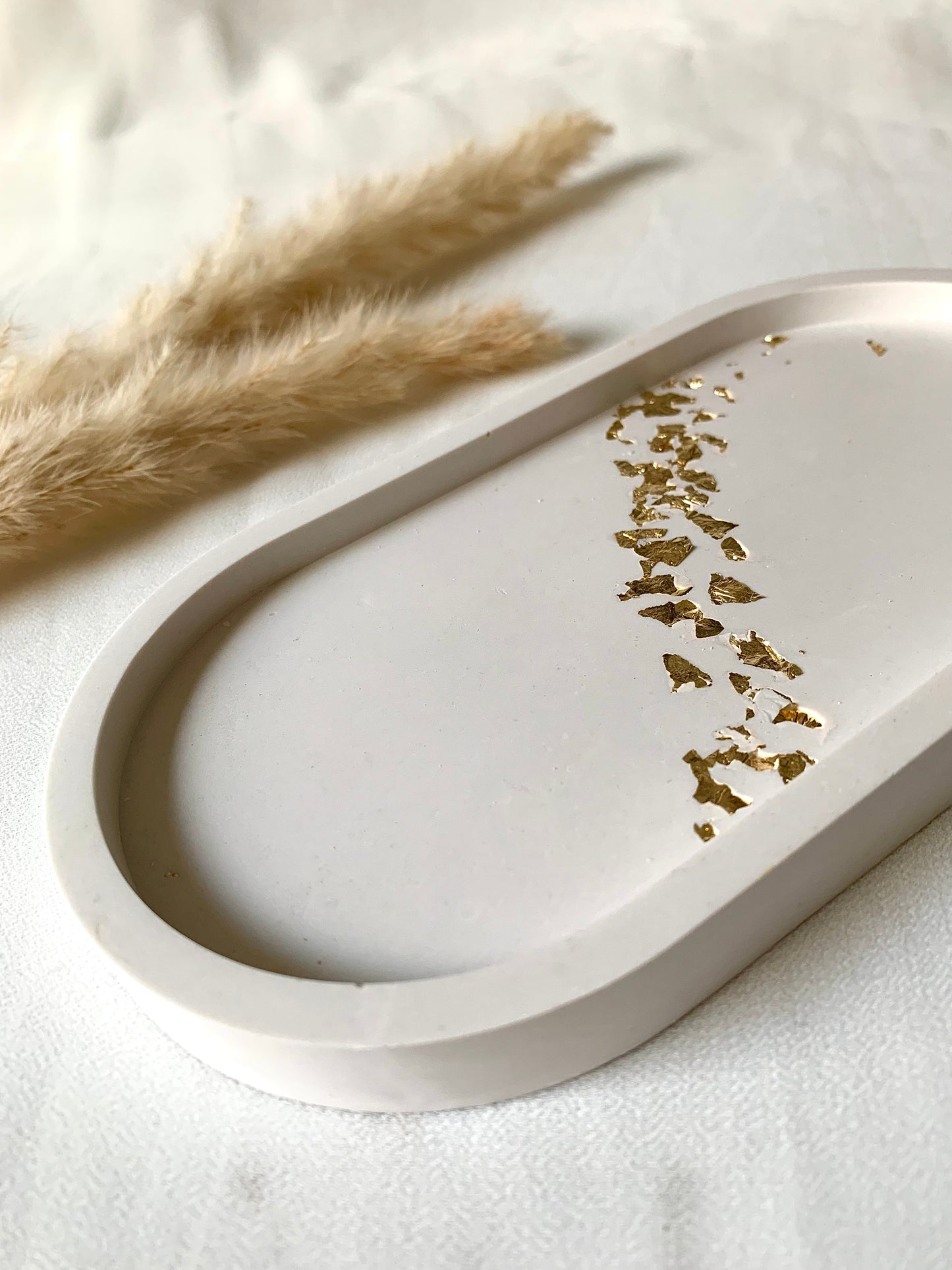 Tablett „oval-gold“
