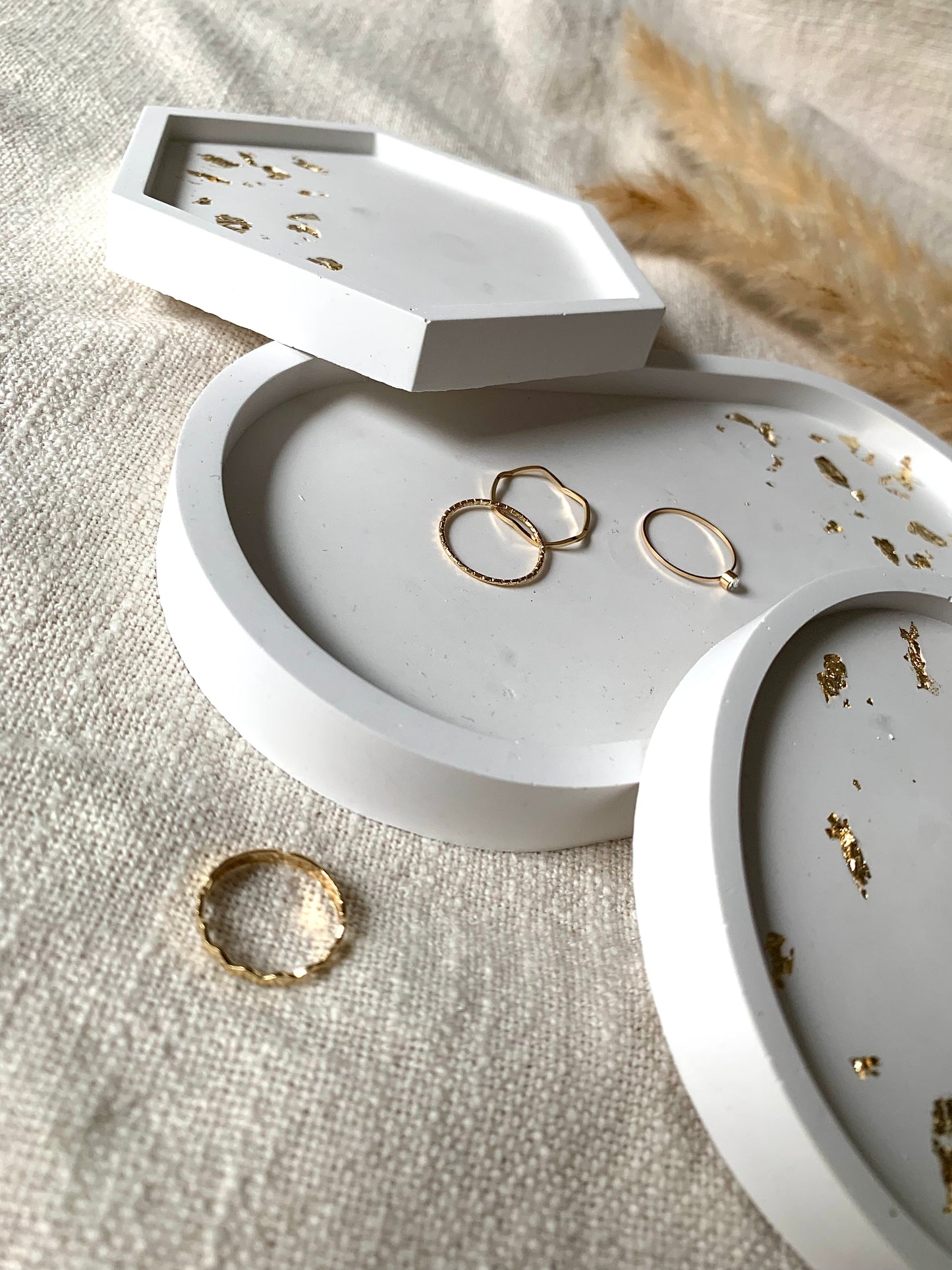 Tablett „oval-gold“