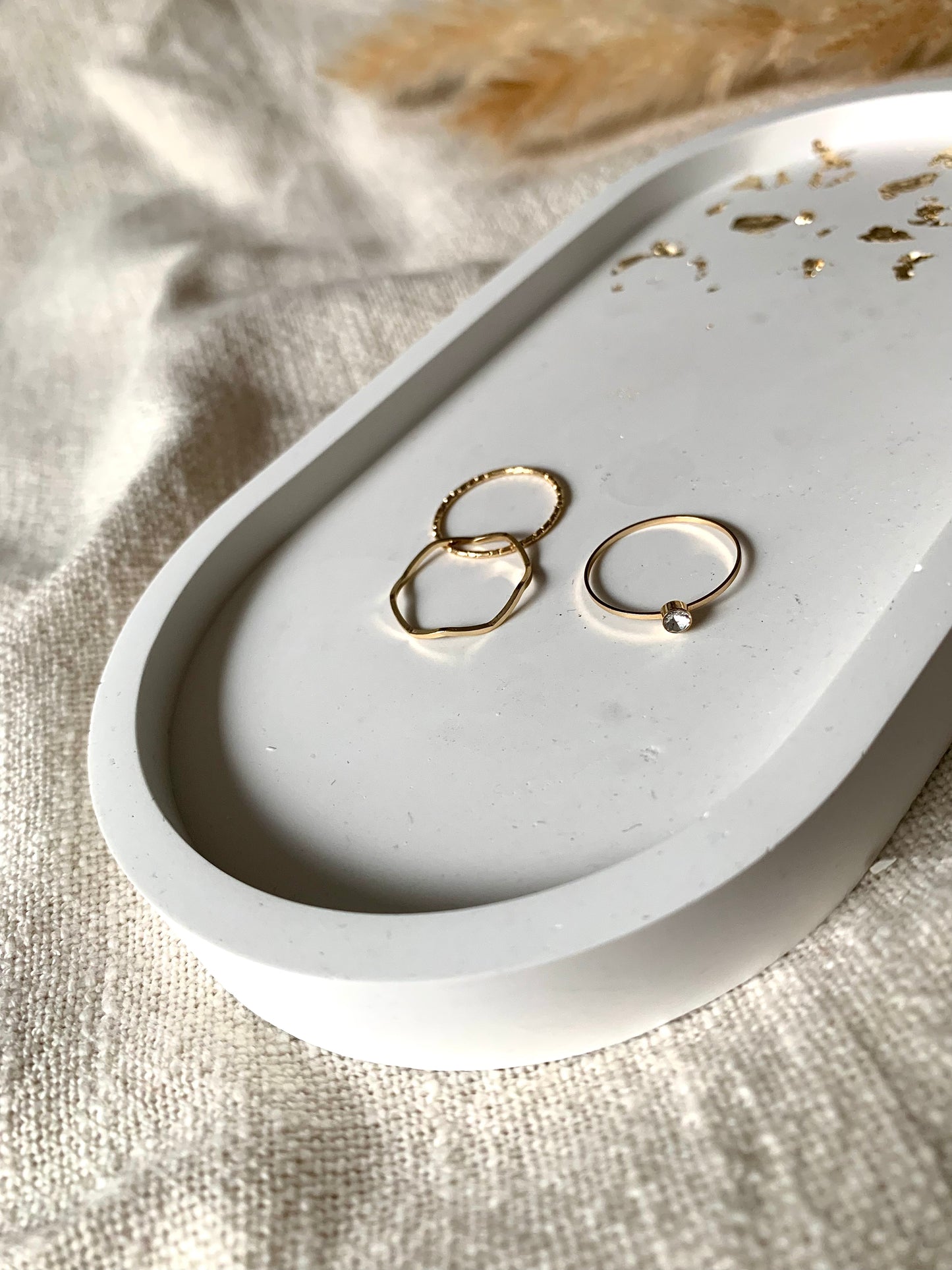 Tablett „oval-gold“