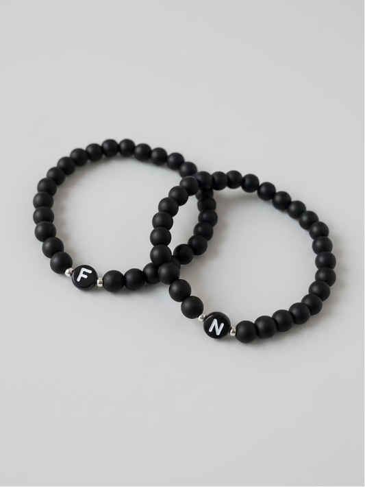 Partnerarmband mit Initialen